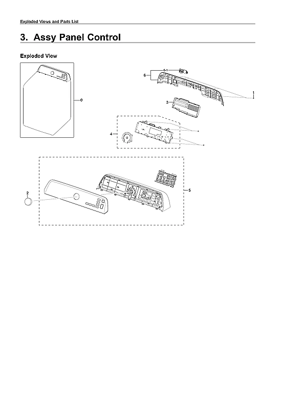 Panel Control Assembly