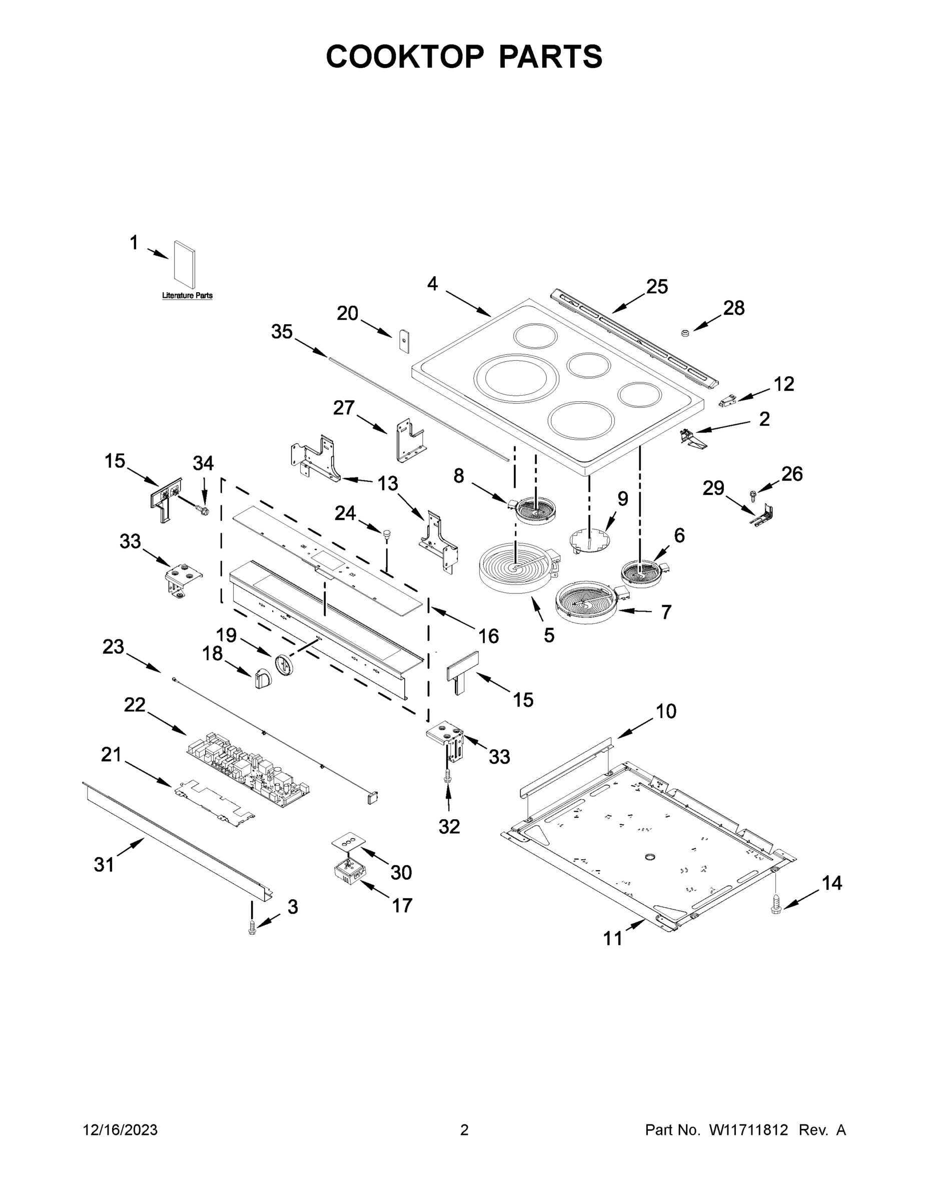 02 - COOKTOP PARTS