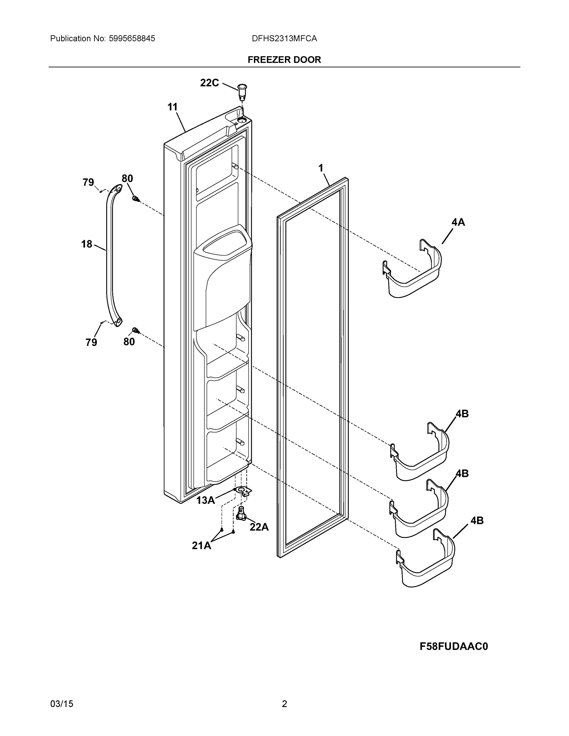 02 - FREEZER DOOR