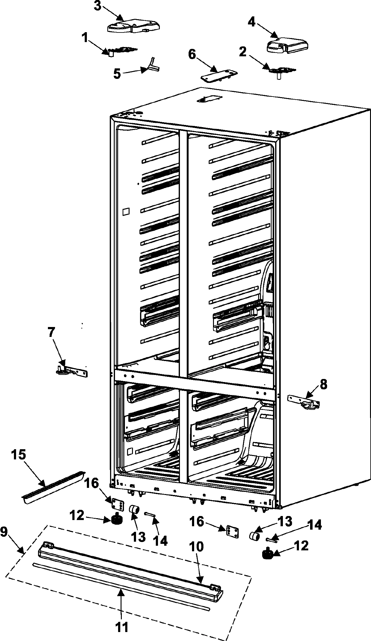 07 - HINGES/FRONT WHEELS