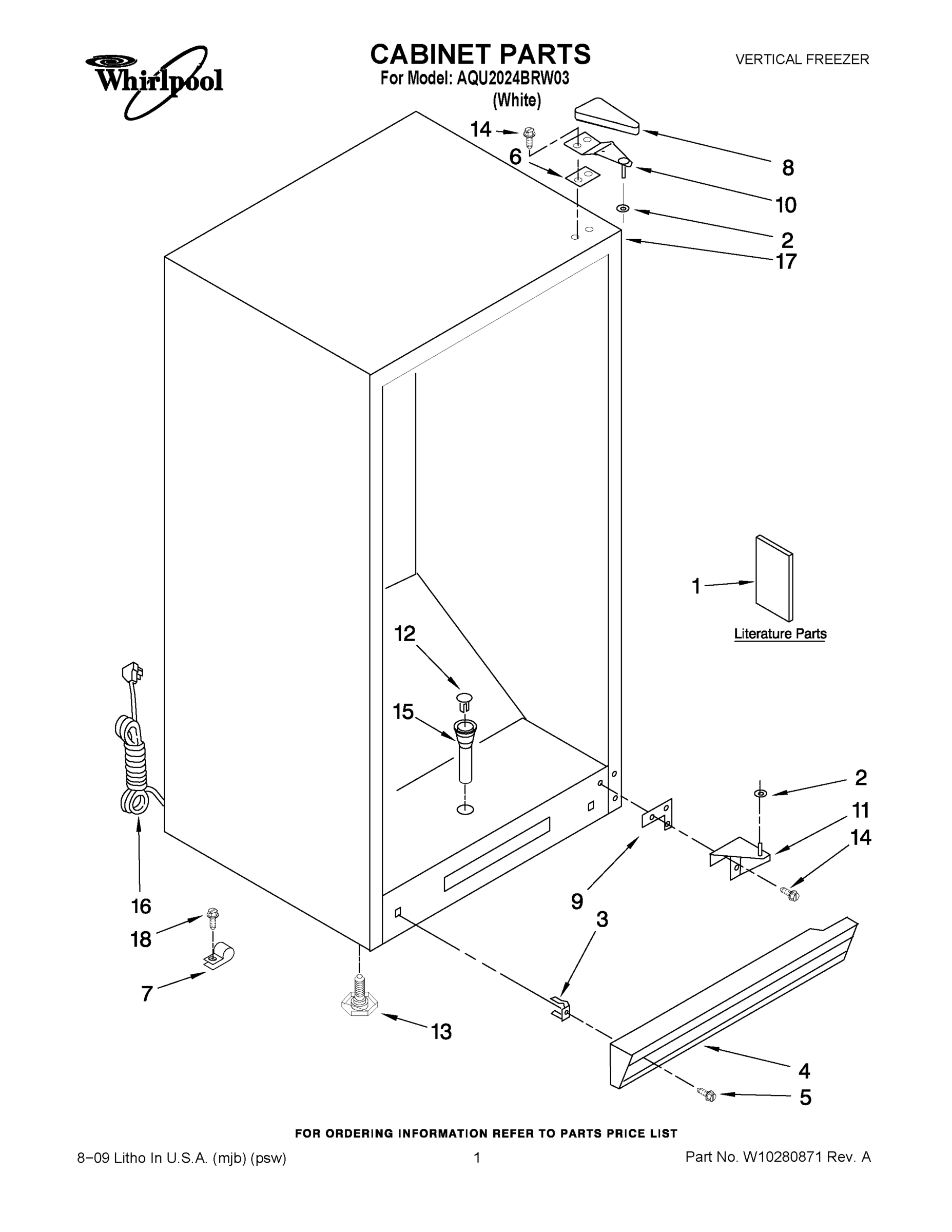 01 - CABINET PARTS