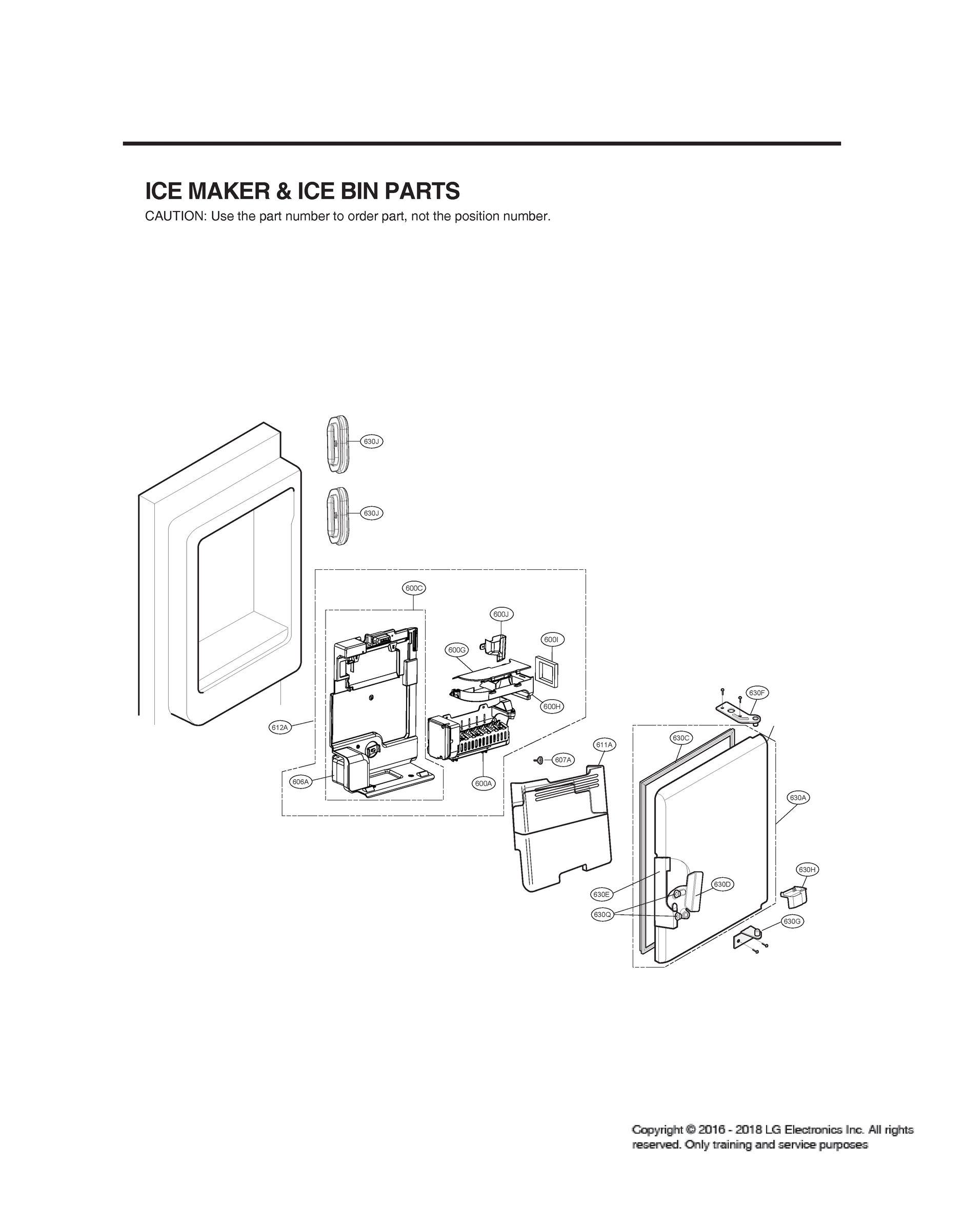 ICEMAKER & ICE BIN PARTS