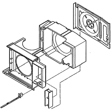 5239AR1523U LG Air Guide Assembly