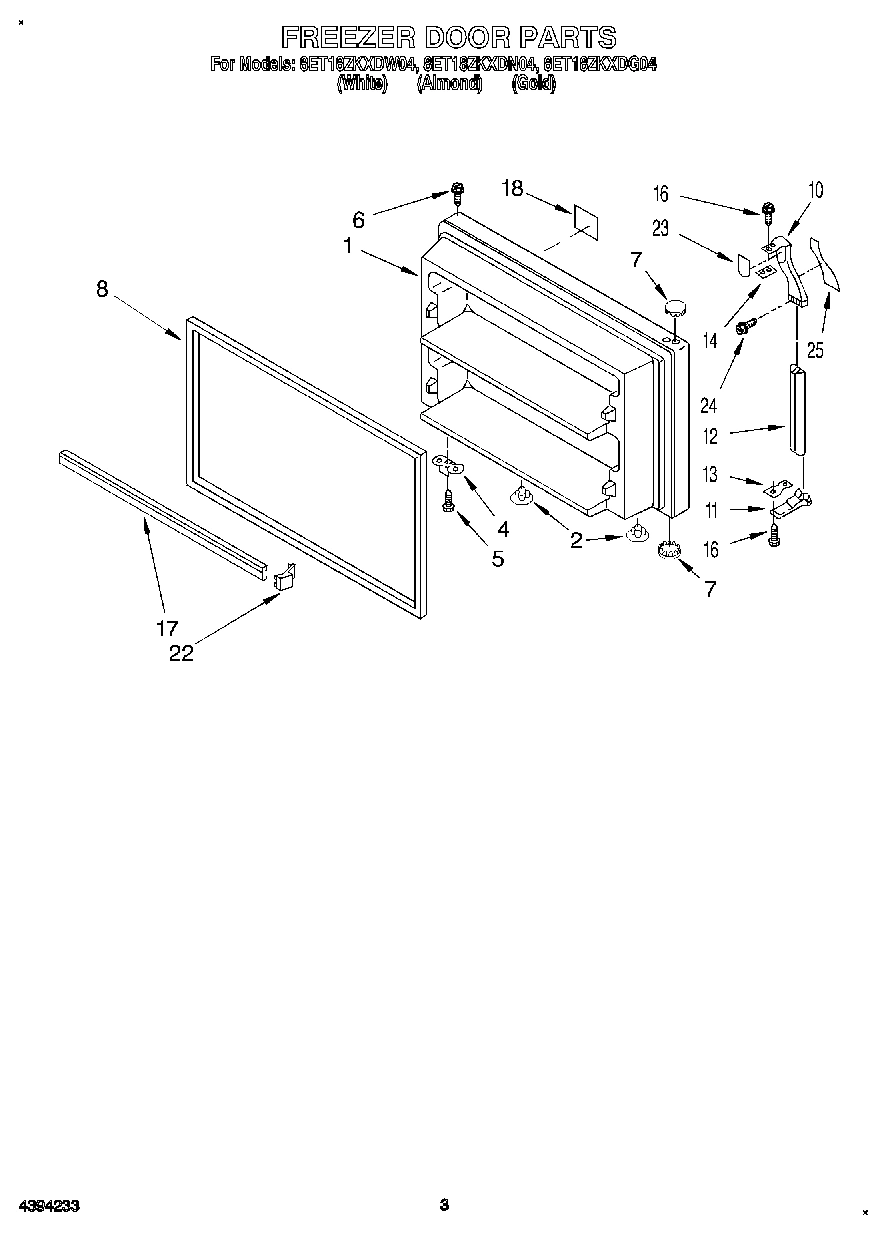 02 - FREEZER DOOR