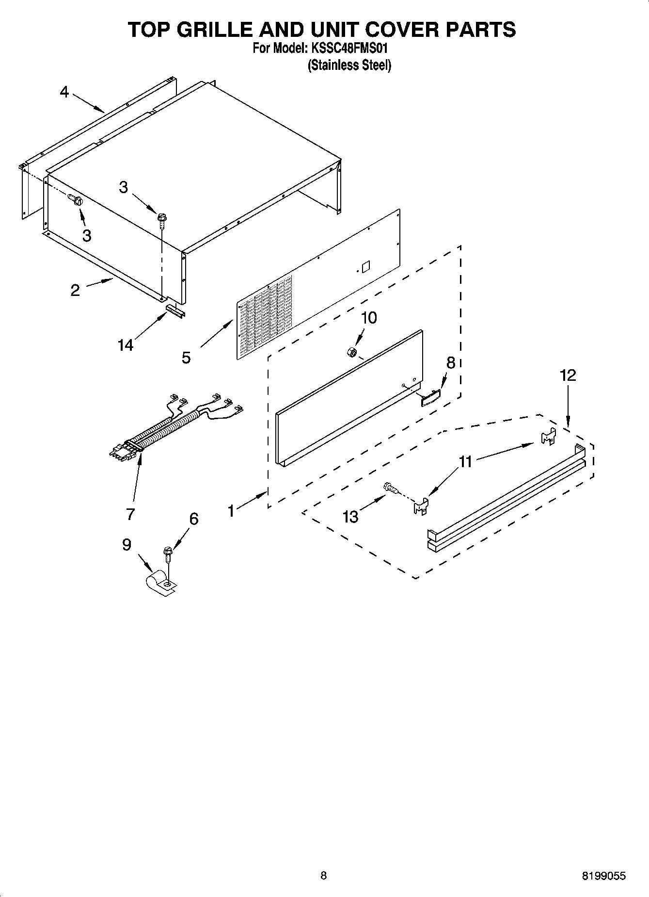 06 - TOP GRILLE AND UNIT COVER PARTS
