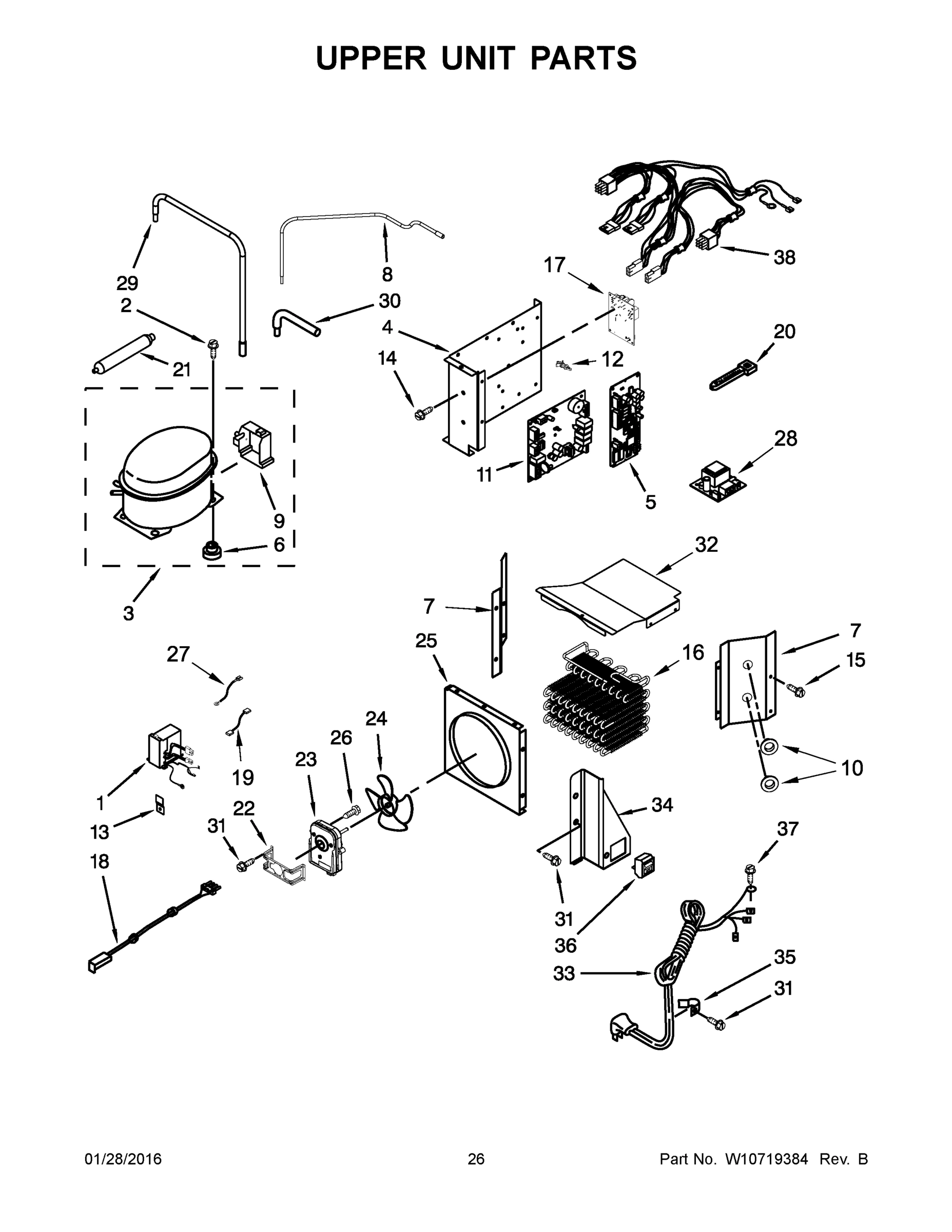 14 - UPPER UNIT PARTS