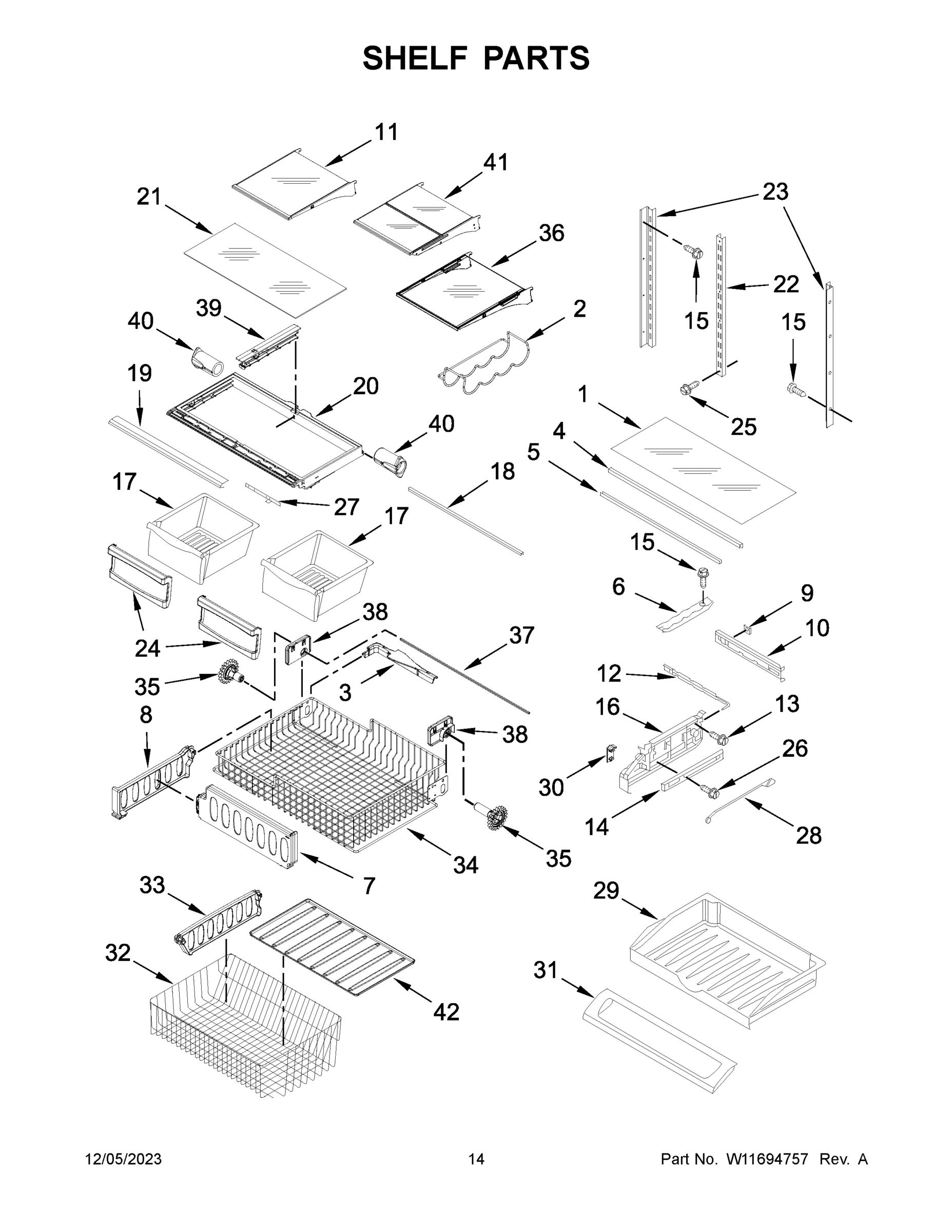 08 - SHELF PARTS