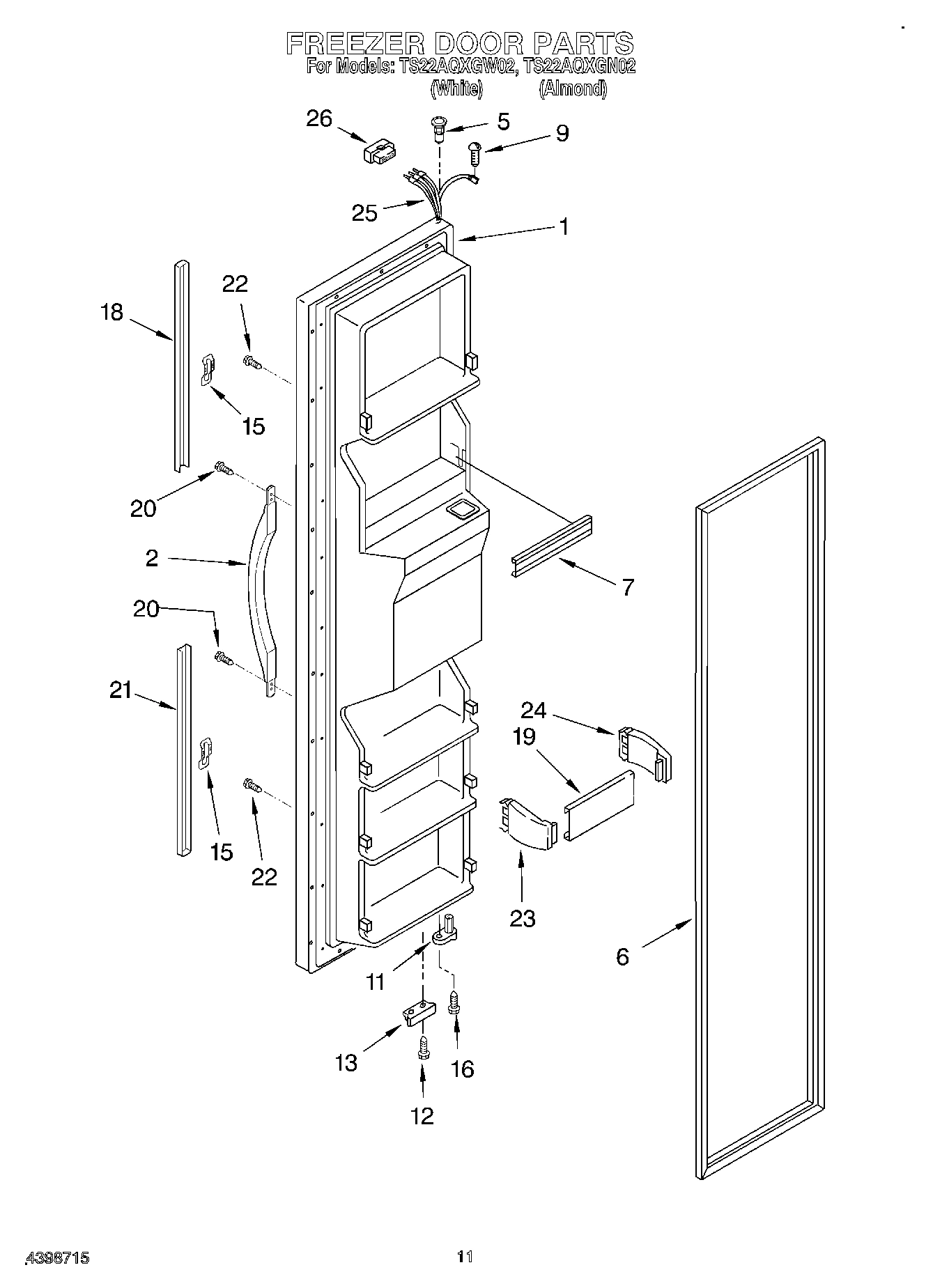 07 - FREEZER DOOR