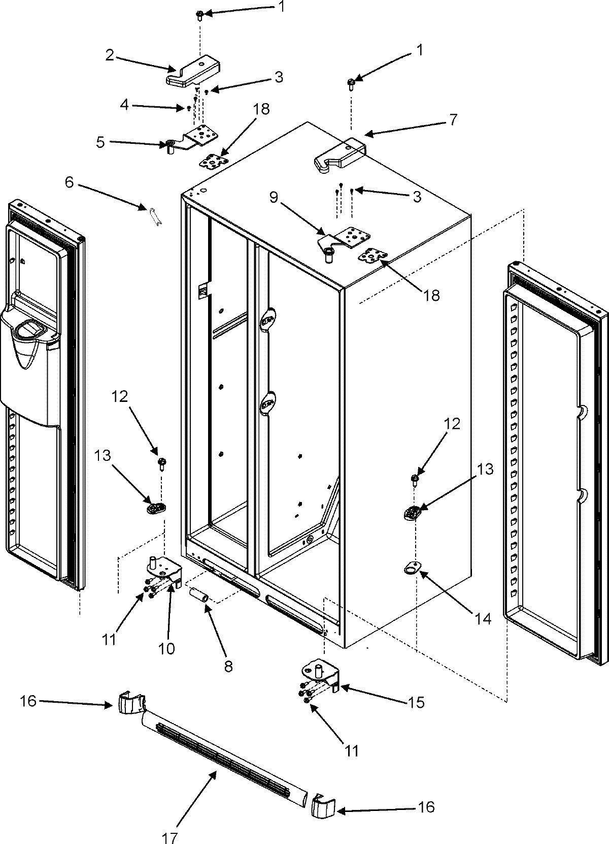 11 - HINGES & TOE GRILLE
