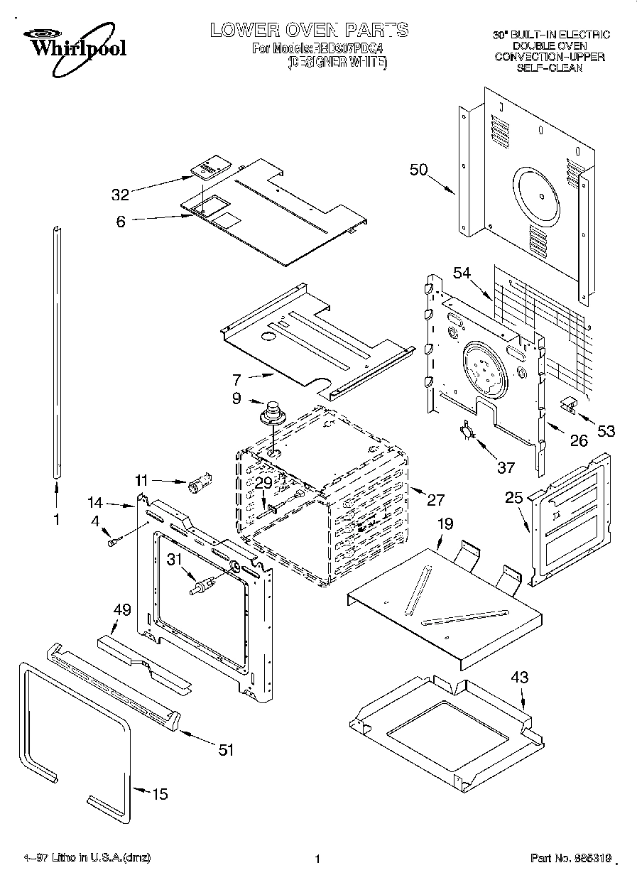 01 - LOWER OVEN