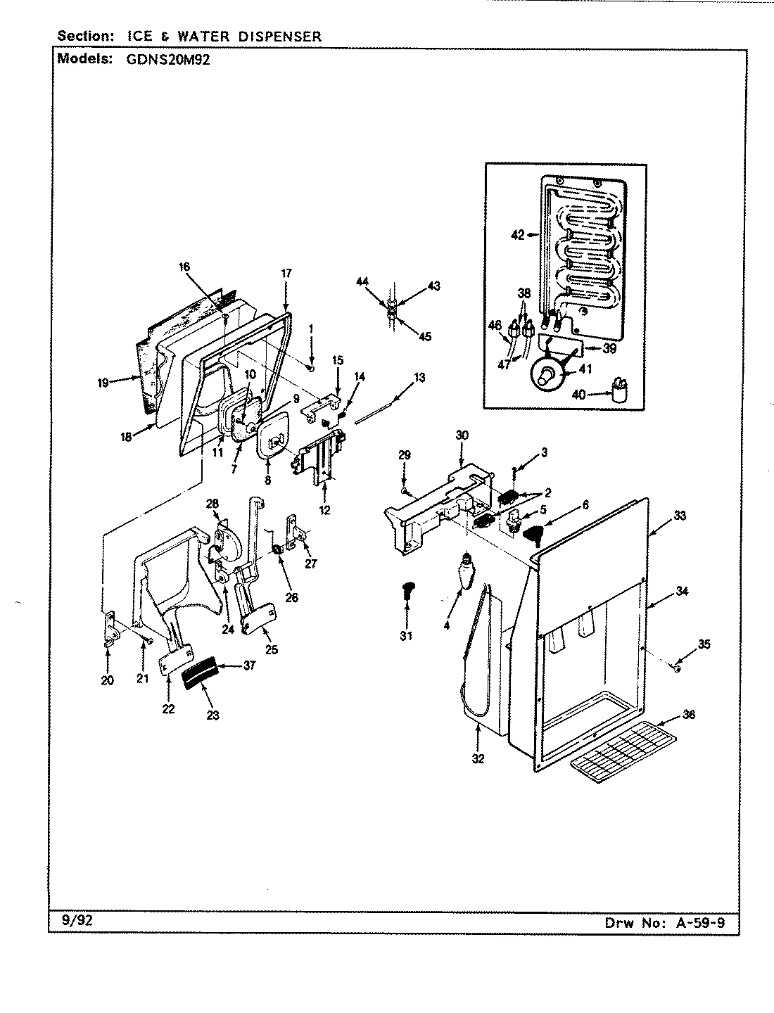 05 - ICE & WATER DISPENSER