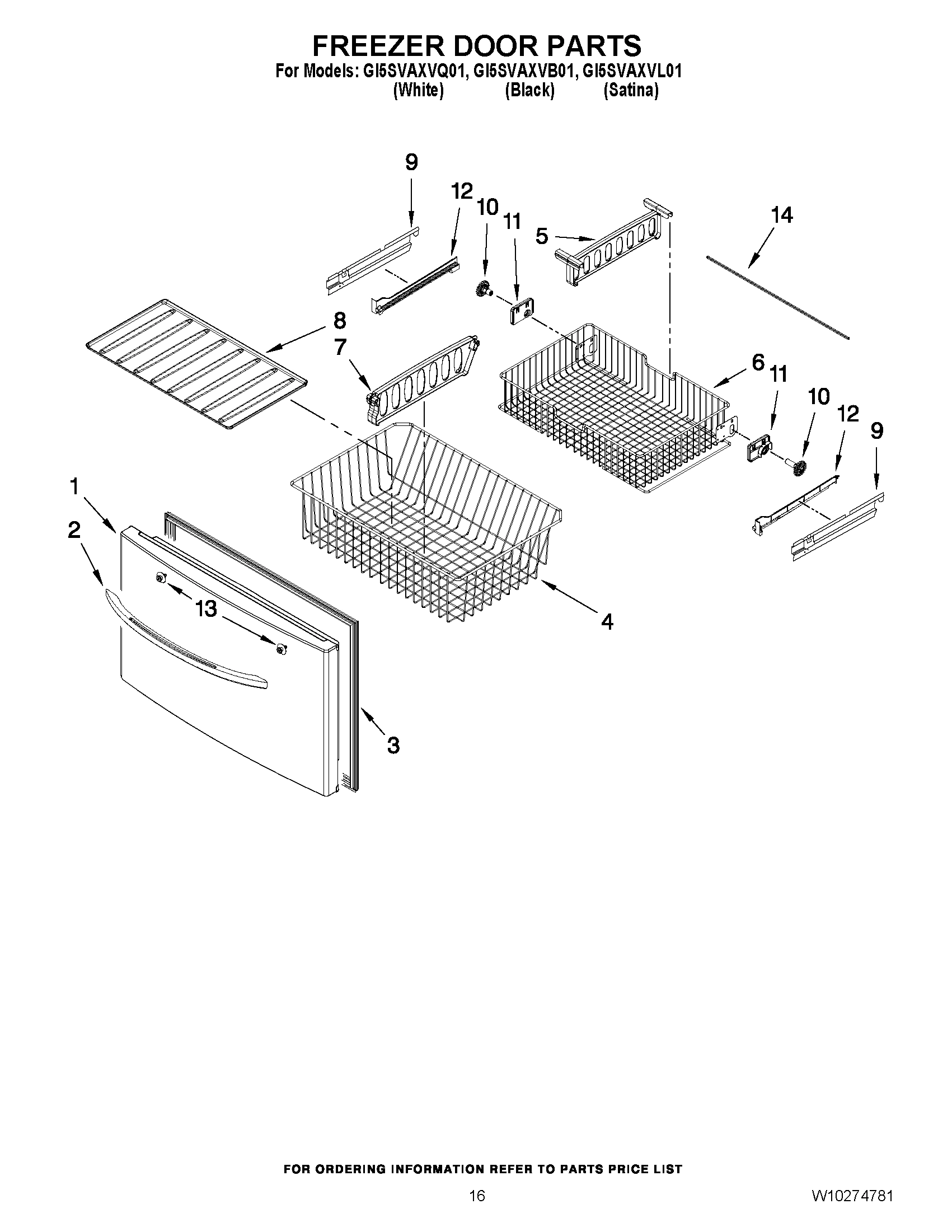 09 - FREEZER DOOR PARTS