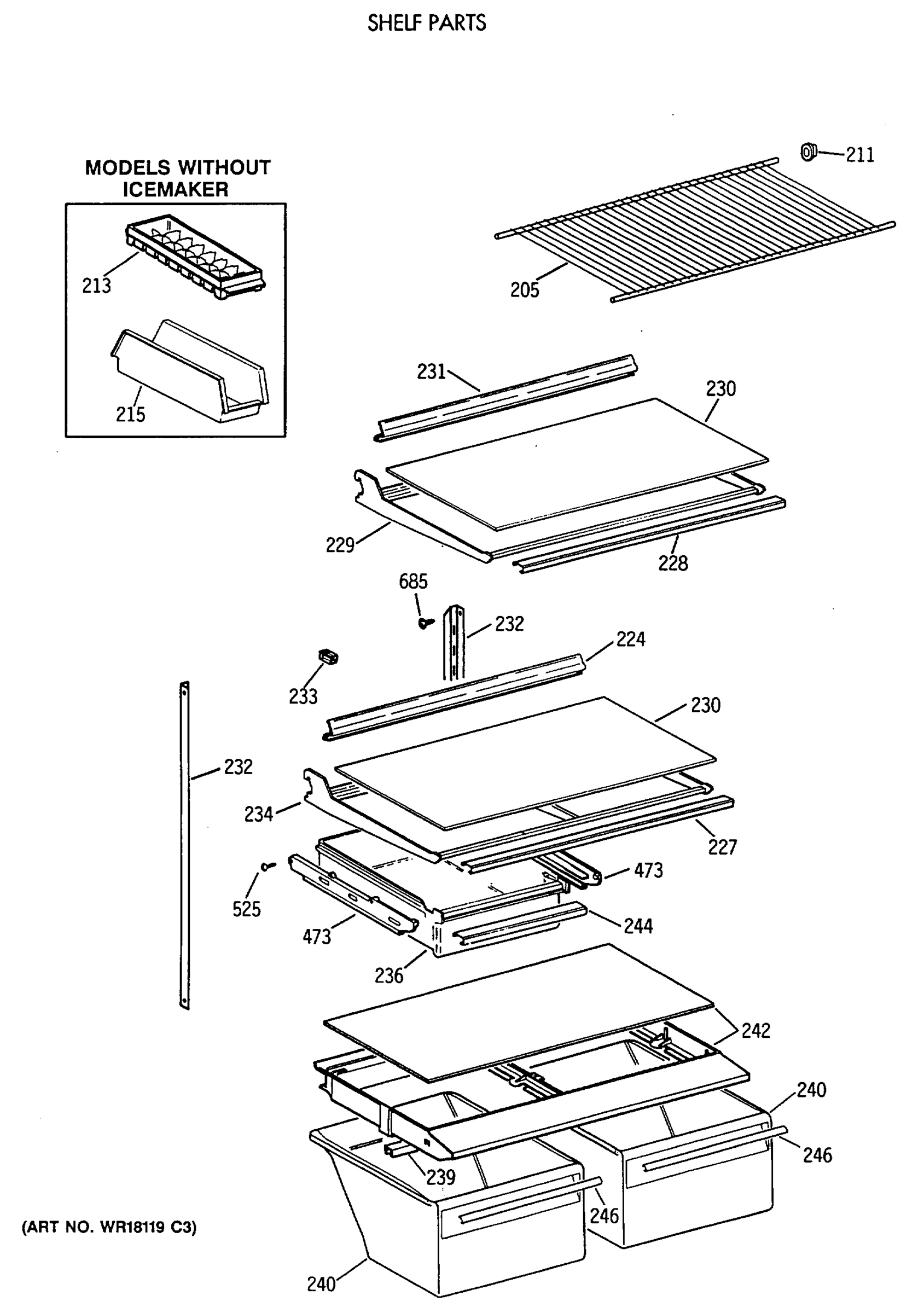 SHELF PARTS