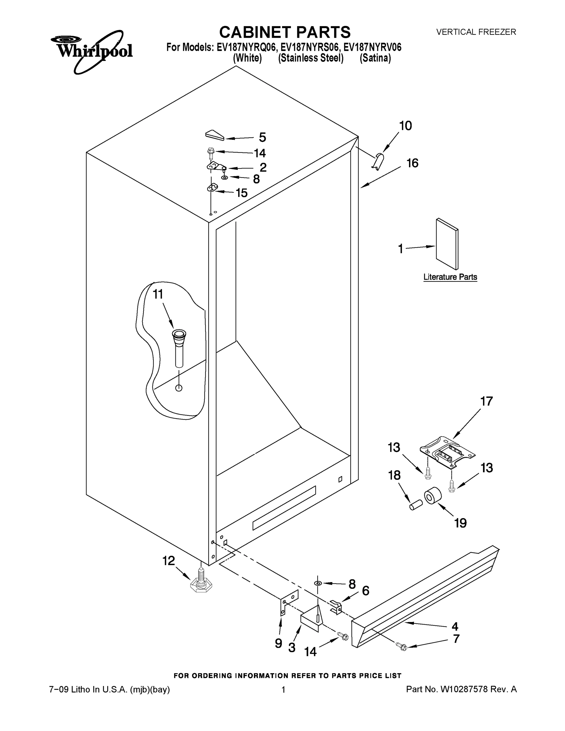01 - CABINET PARTS