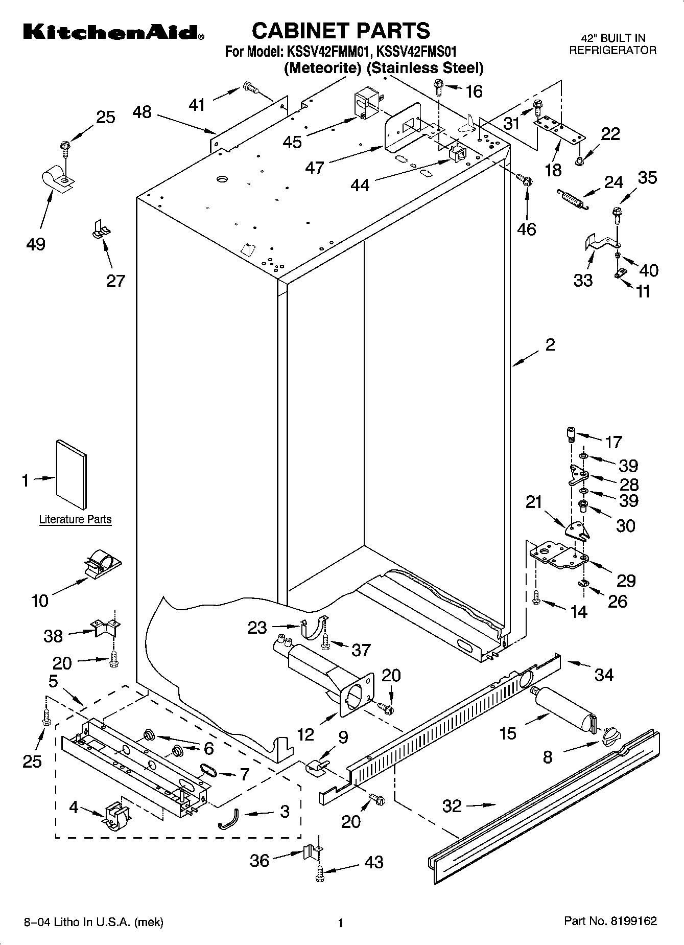 01 - CABINET PARTS