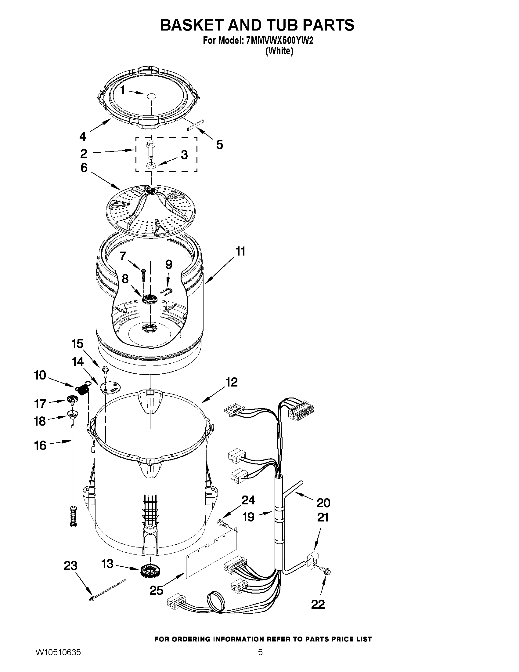03 - BASKET AND TUB PARTS