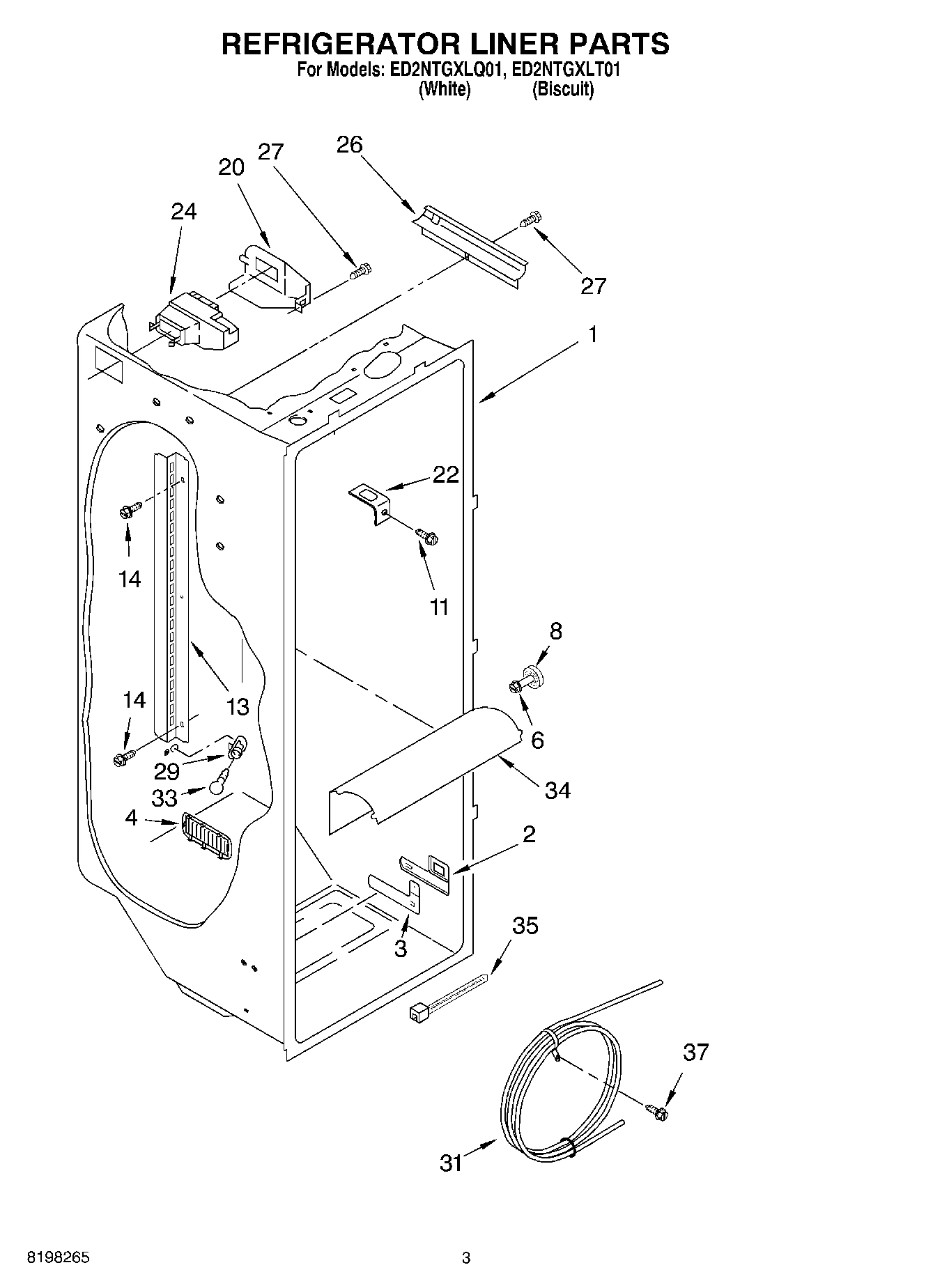 02 - REFRIGERATOR LINER