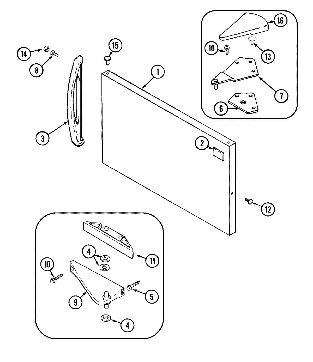 04 - FREEZER OUTER DOOR