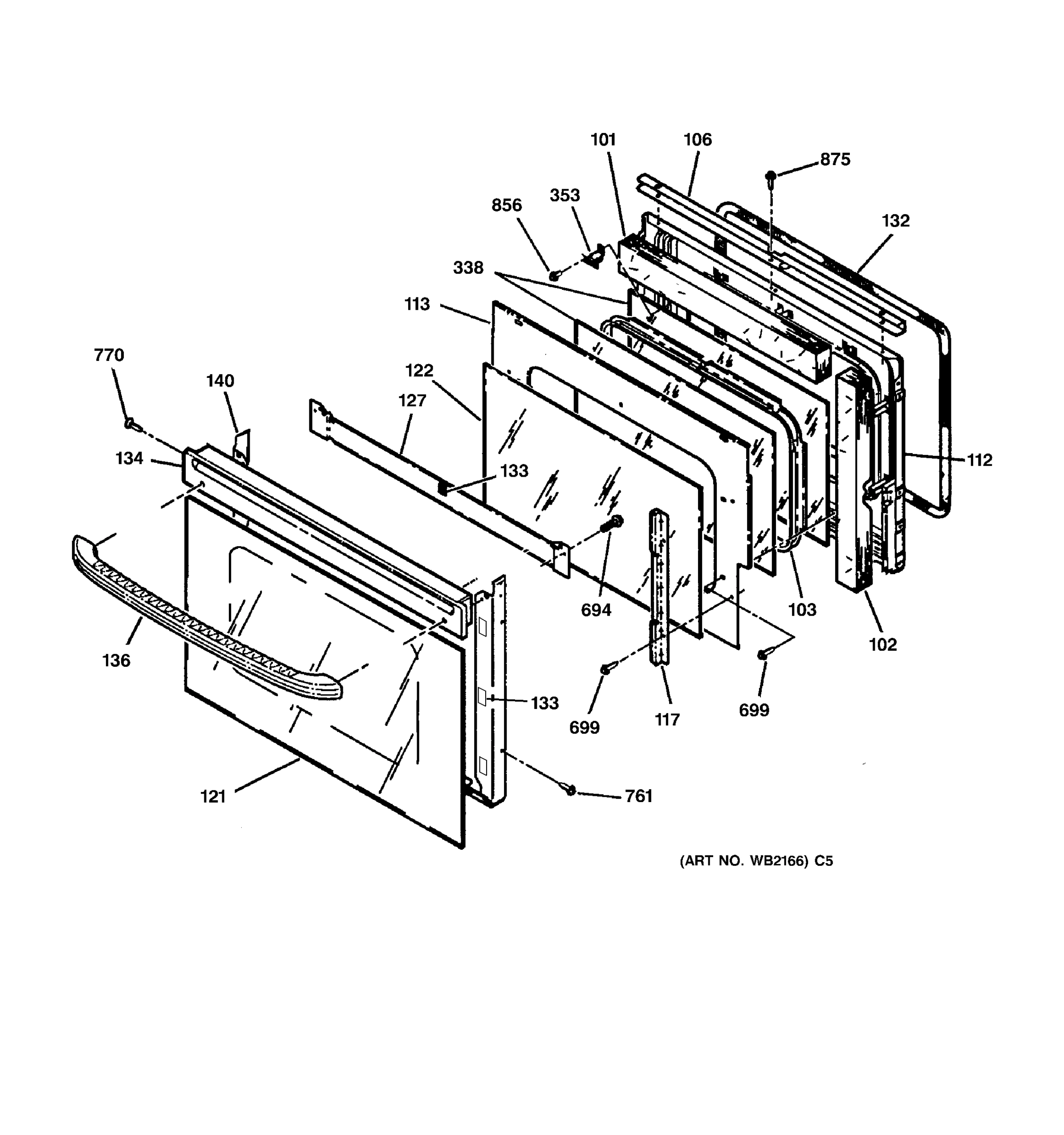 OVEN DOOR