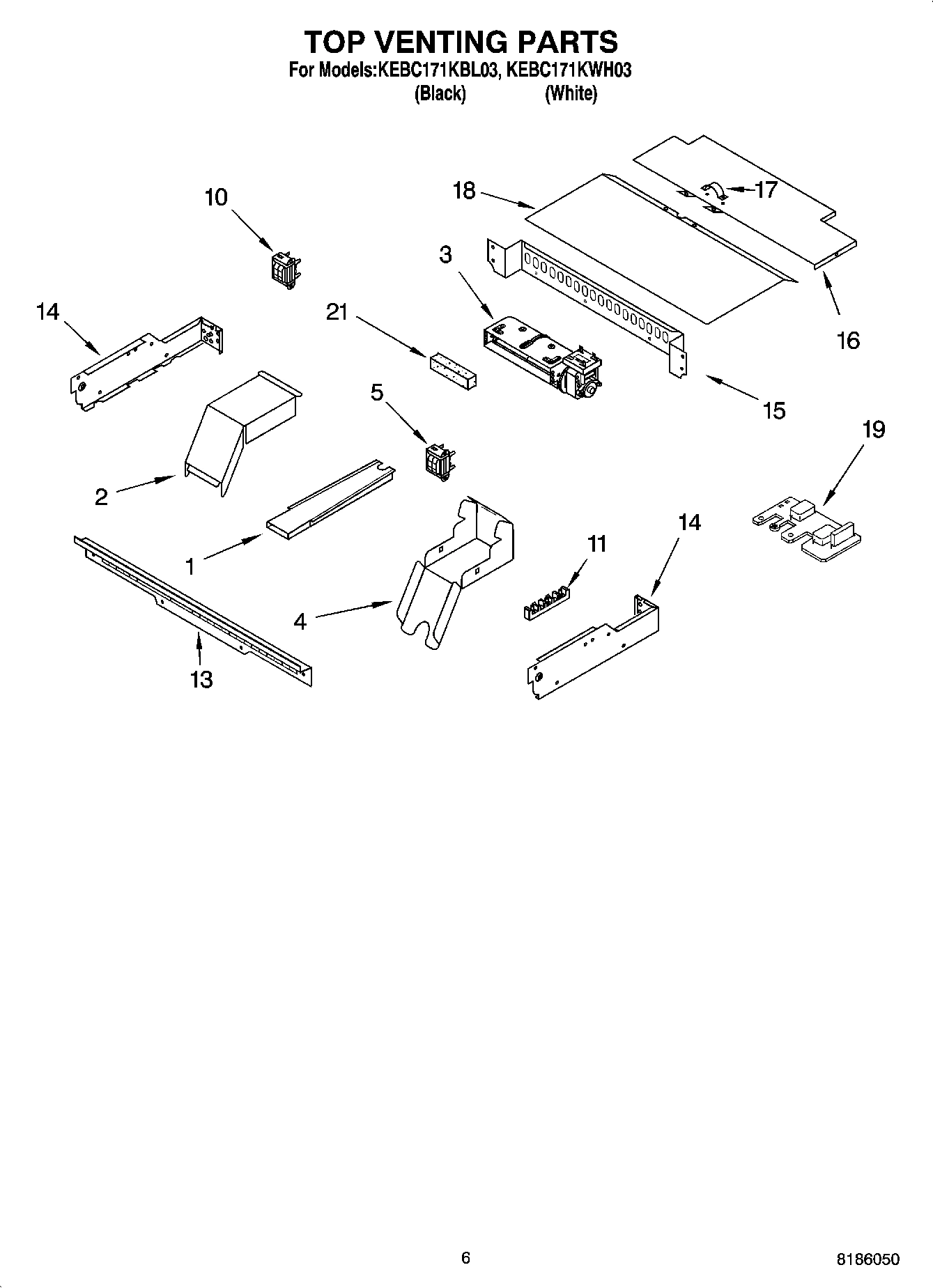 05 - TOP VENTING PARTS, OPTIONAL PARTS