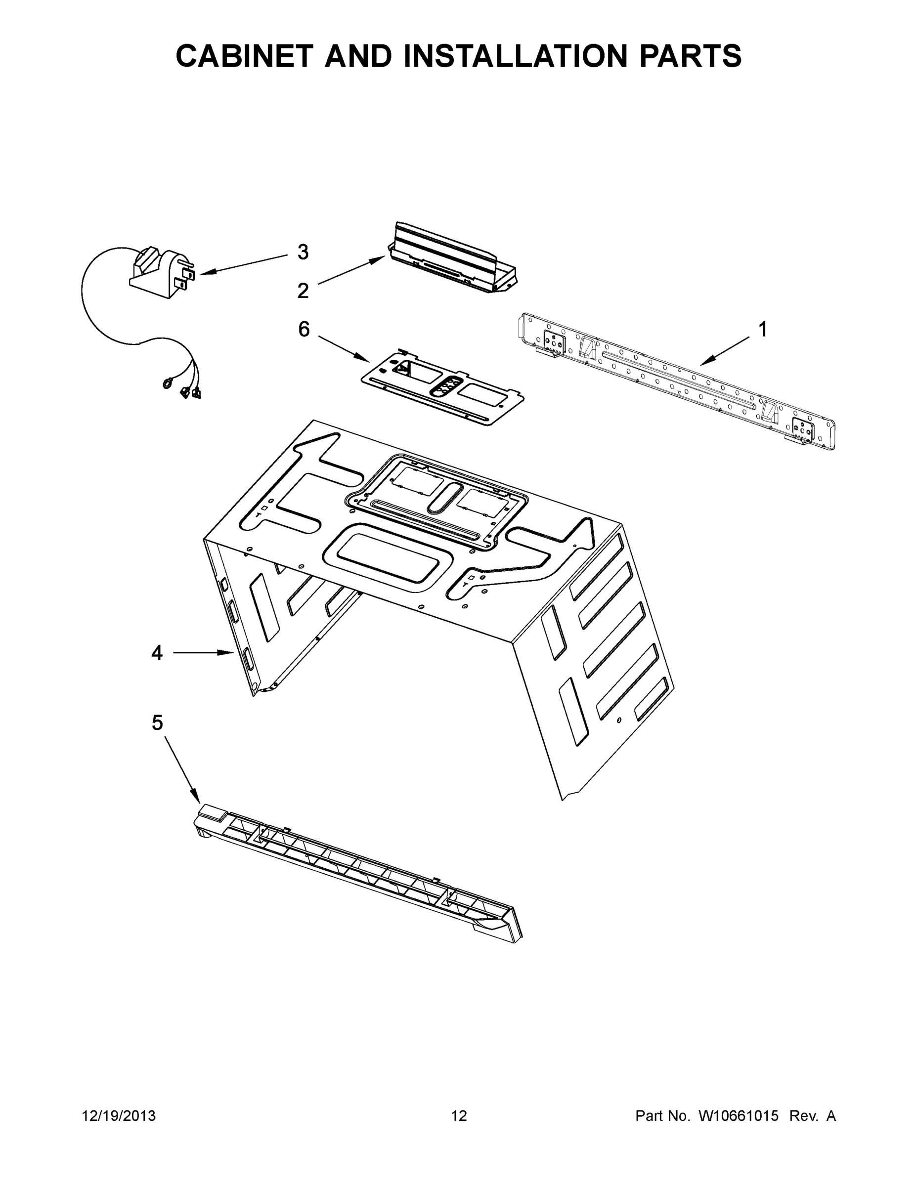 07 - CABINET AND INSTALLATION PARTS