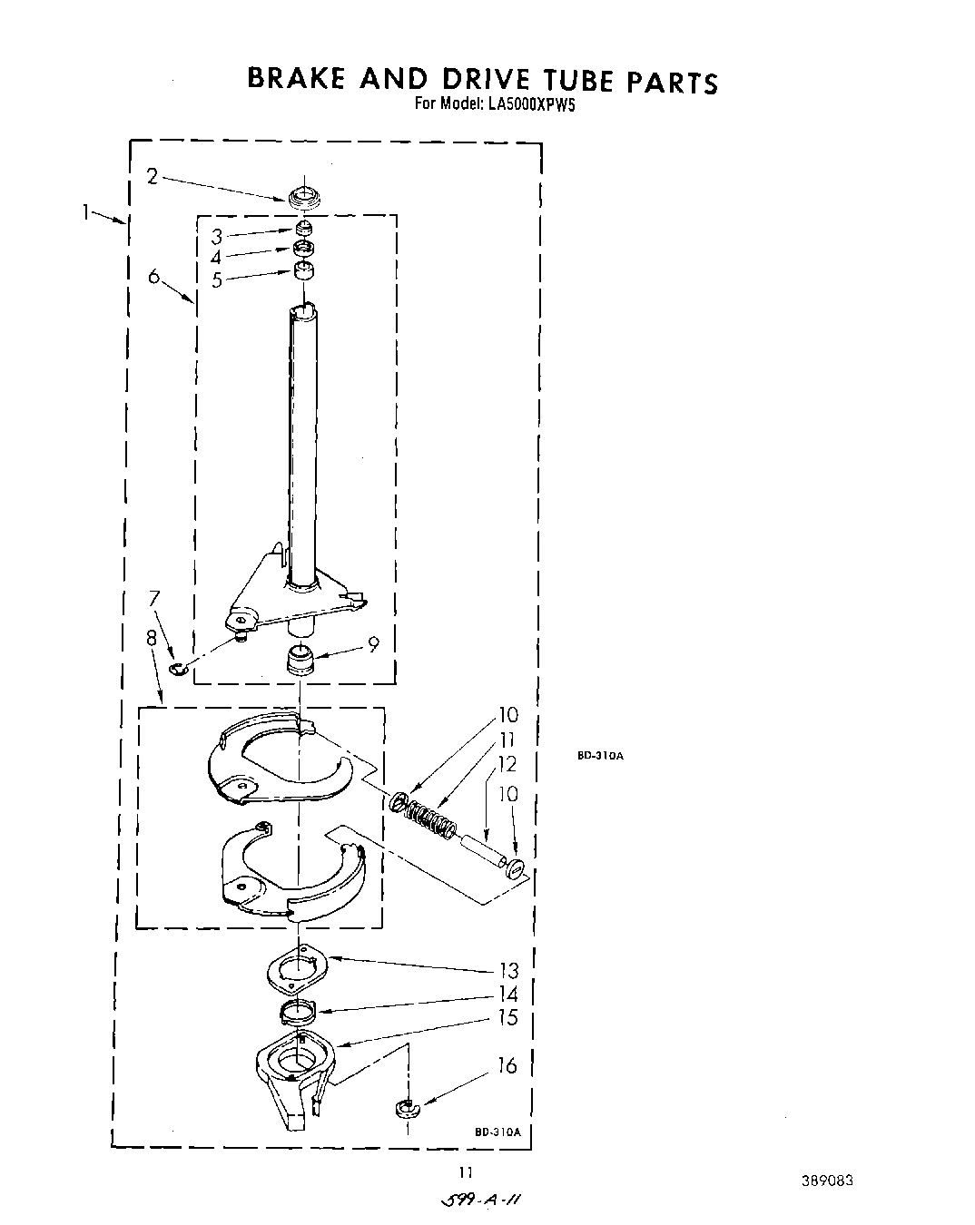 09 - BRAKE AND DRIVE TUBE