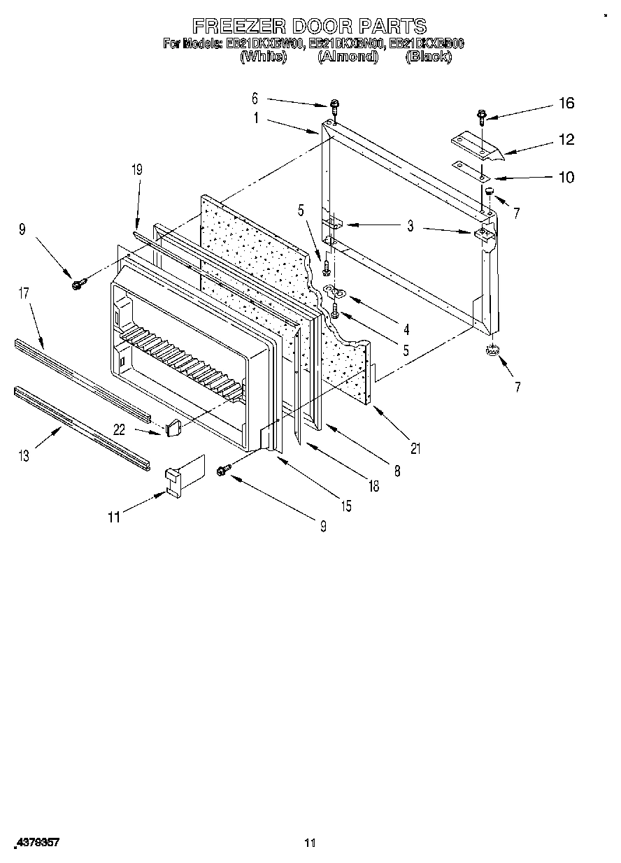 07 - FREEZER DOOR
