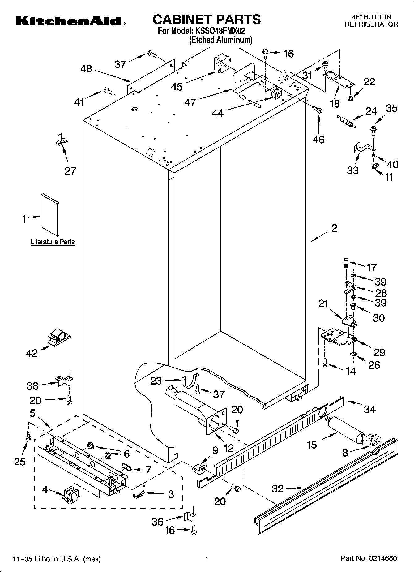 01 - CABINET PARTS