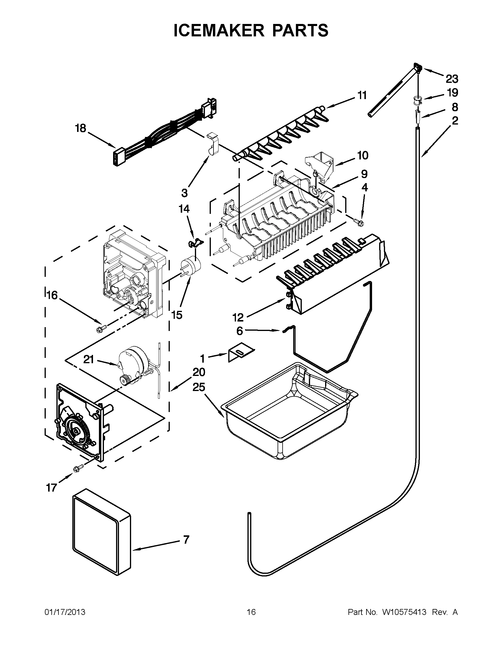 08 - ICEMAKER PARTS
