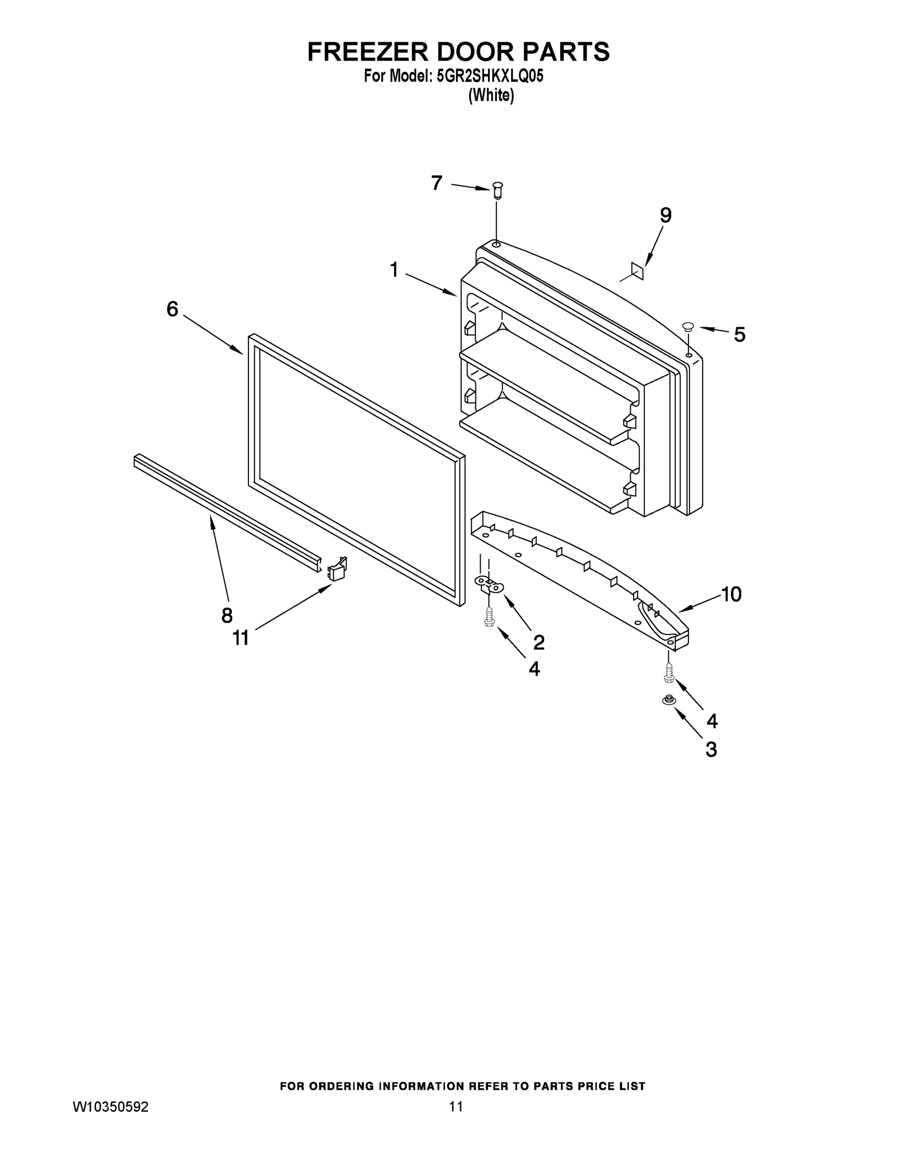 06 - FREEZER DOOR PARTS