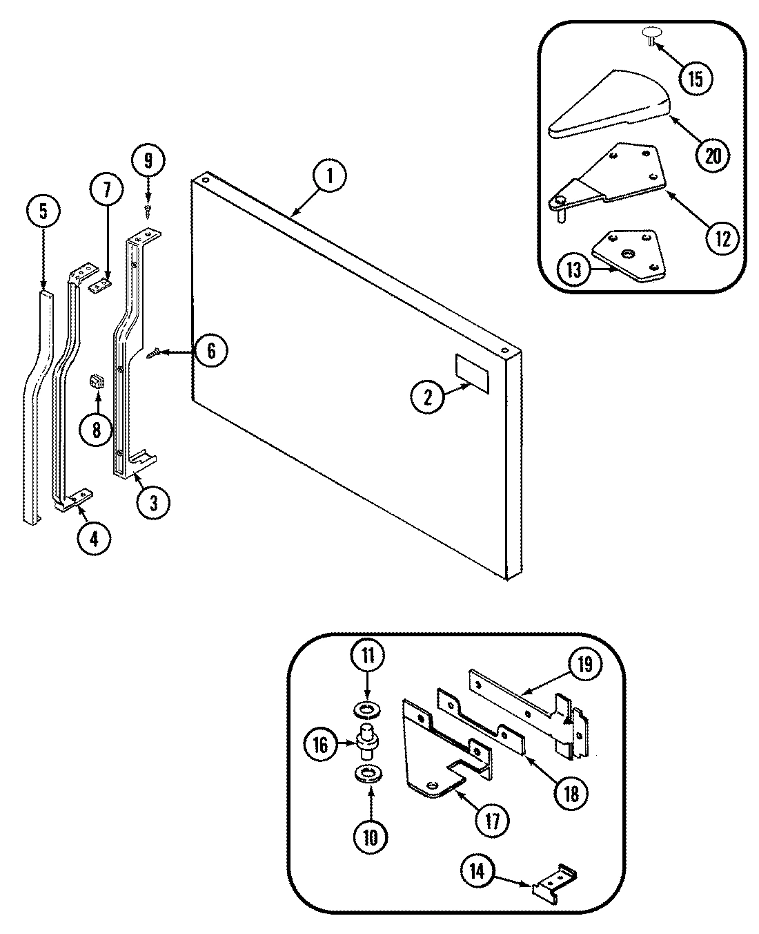 04 - FREEZER OUTER DOOR