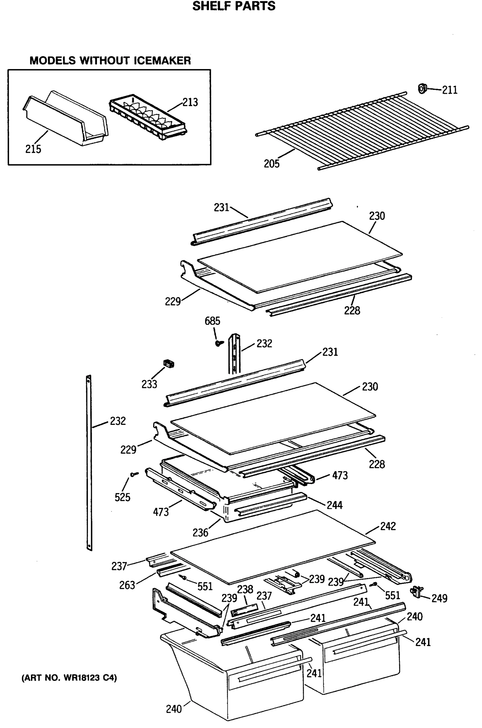 SHELF PARTS