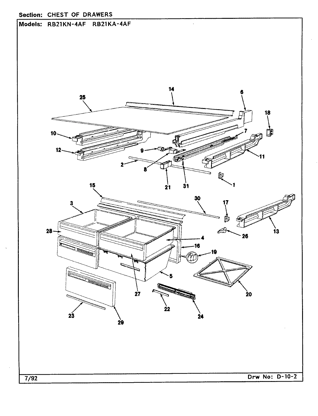 01 - CHEST OF DRAWERS