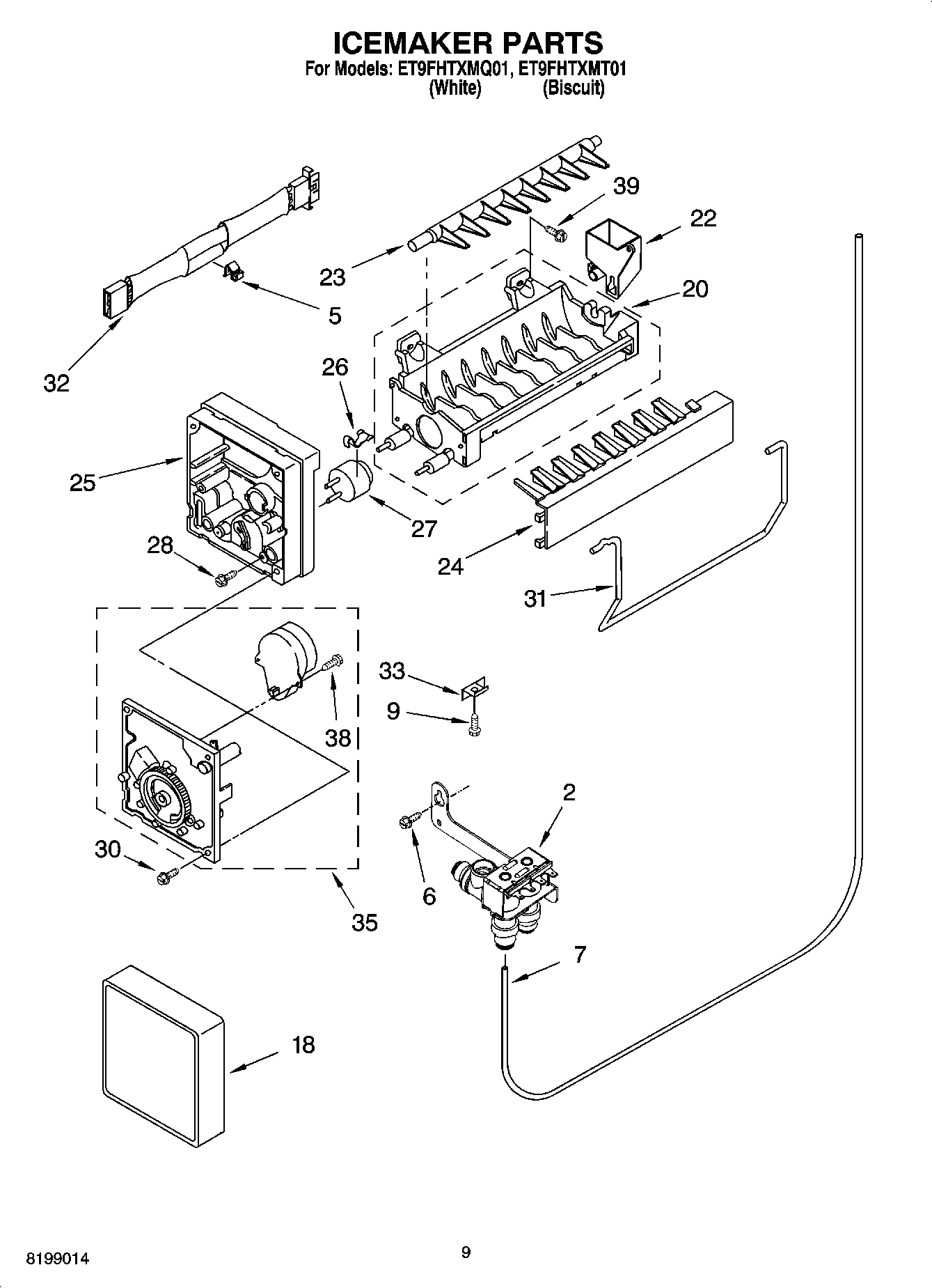 05 - ICEMAKER PARTS