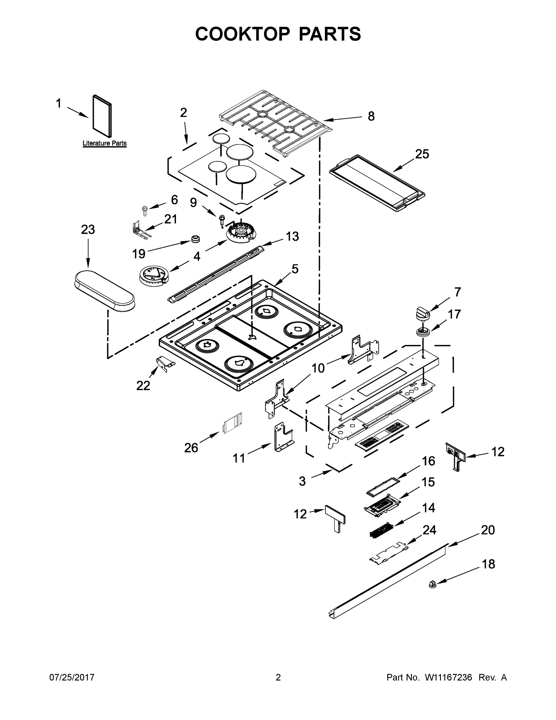 02 - COOKTOP PARTS
