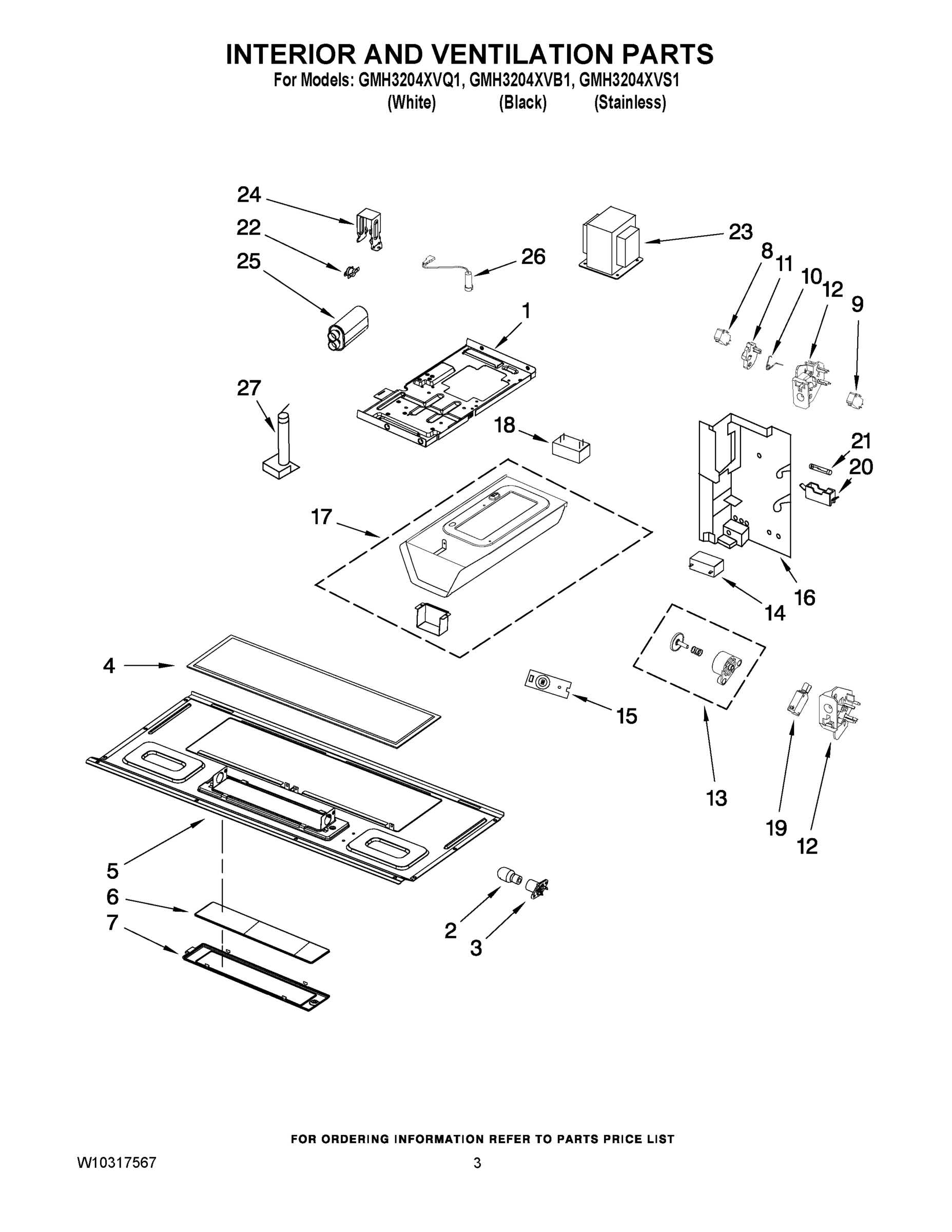 03 - INTERIOR AND VENTILATION PARTS