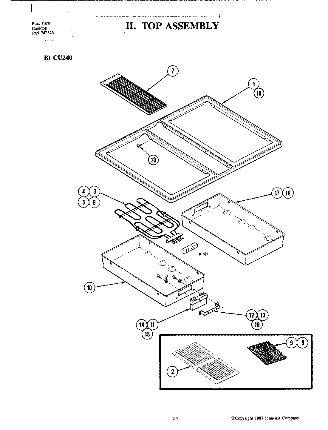 04 - TOP ASSEMBLY (CU240)