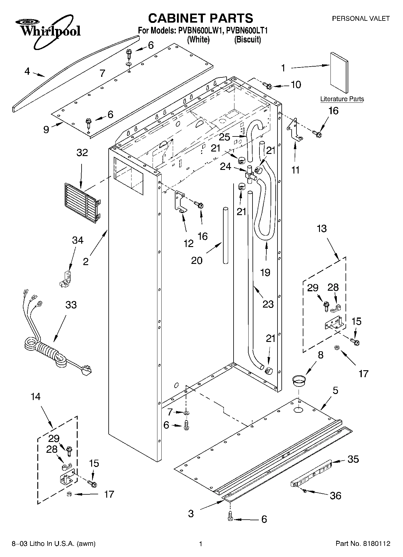 01 - CABINET PARTS