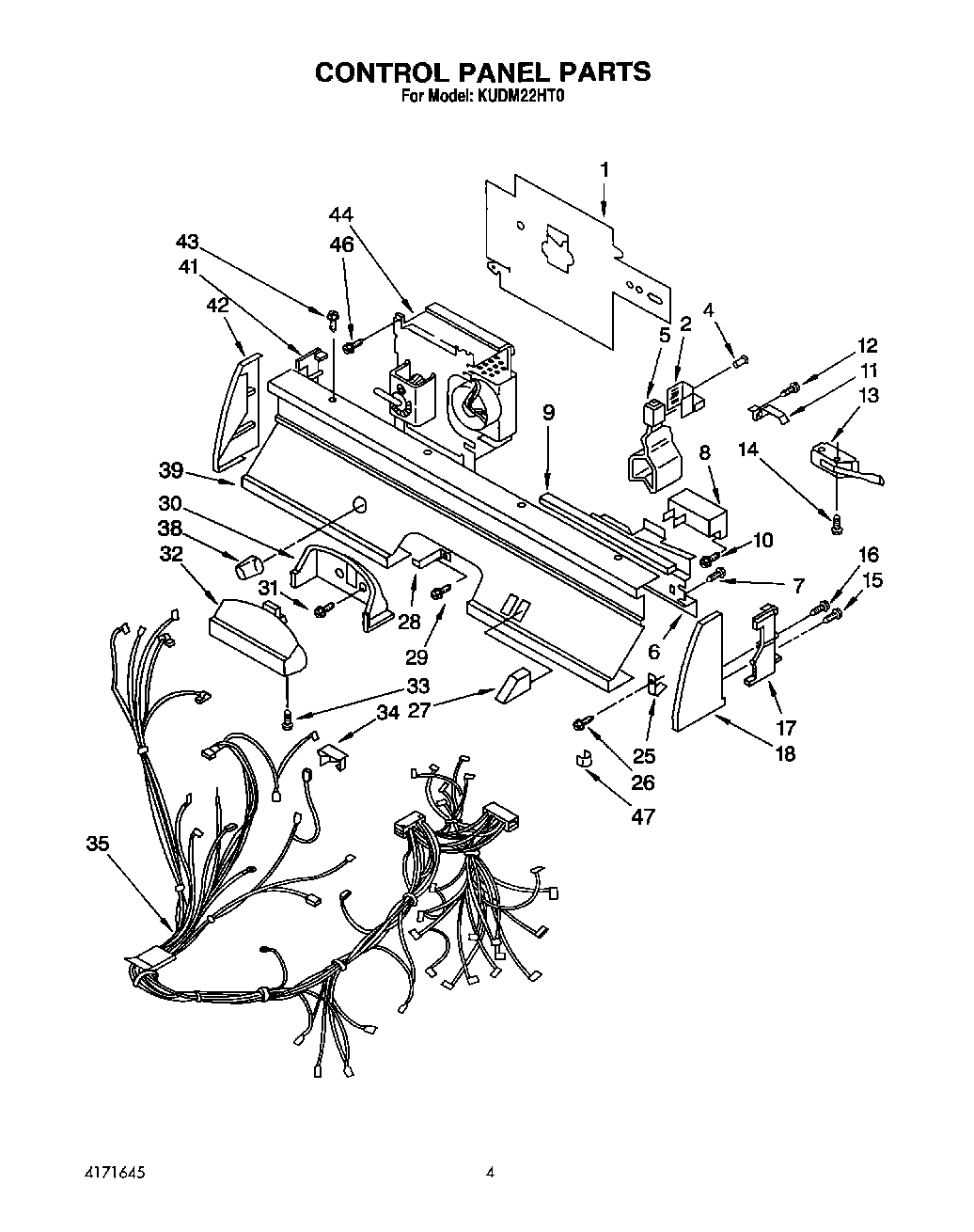 04 - CONTROL PANEL, LIT/OPTIONAL