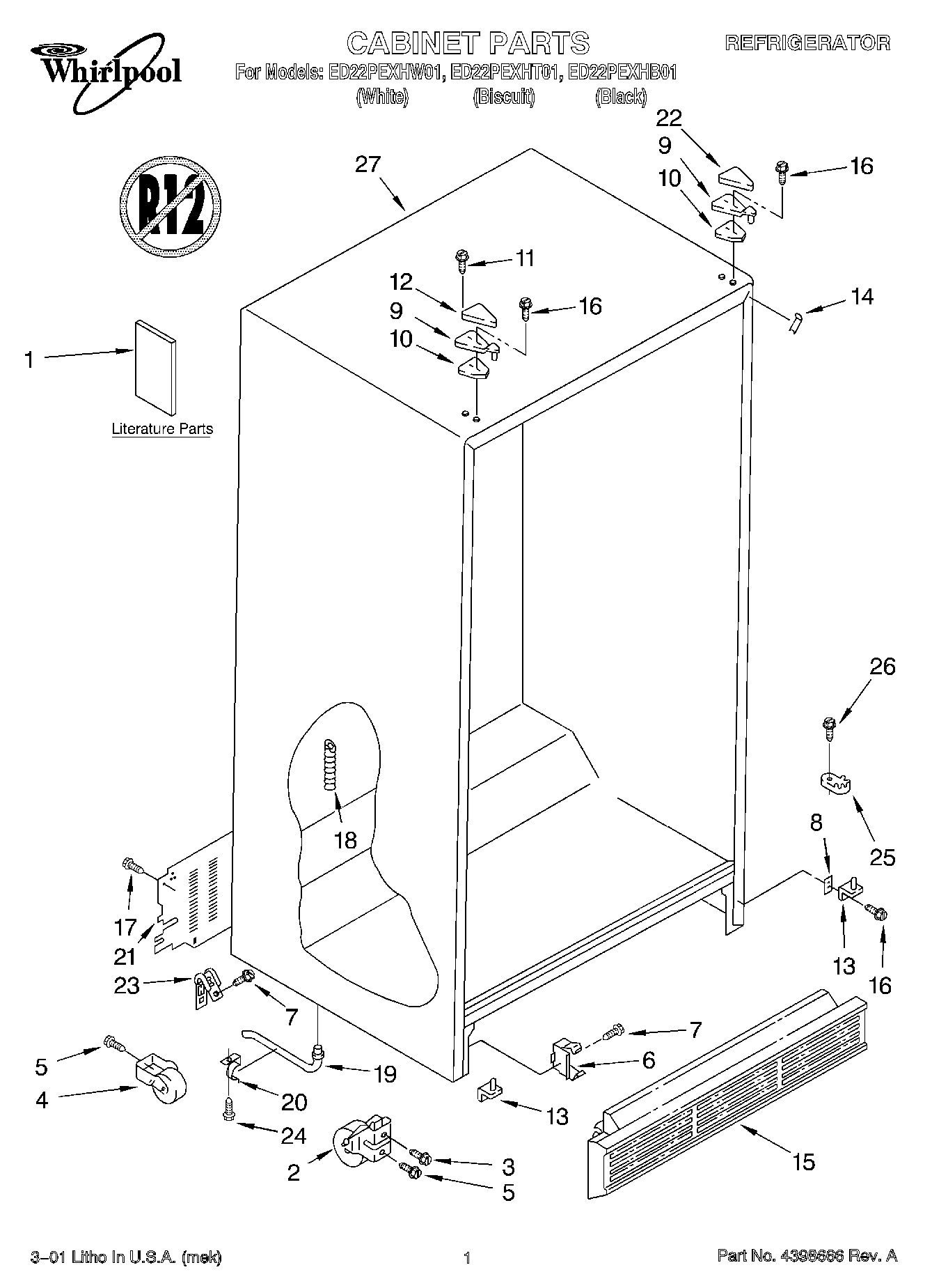 01 - CABINET, LITERATURE