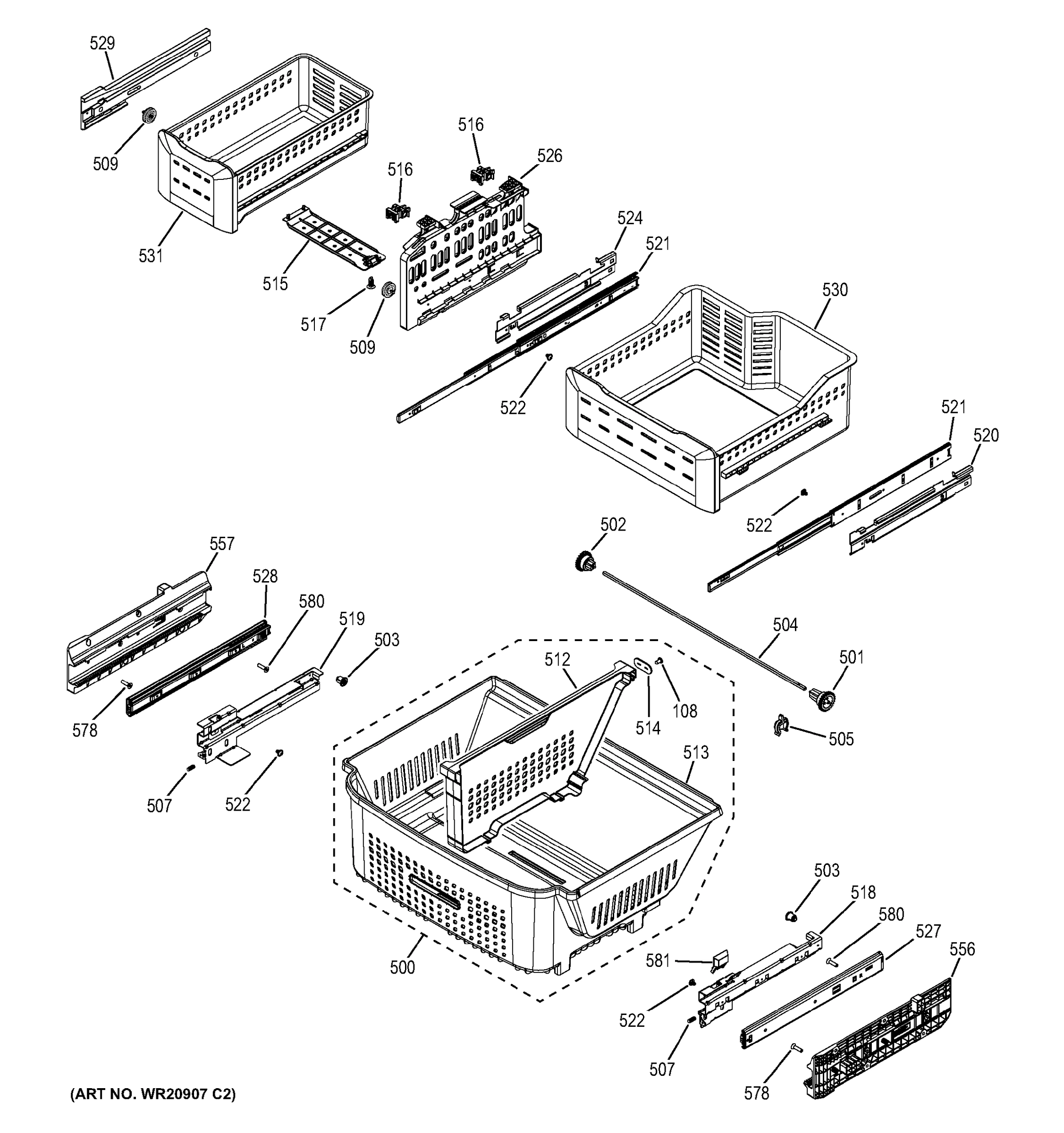 FREEZER SHELVES