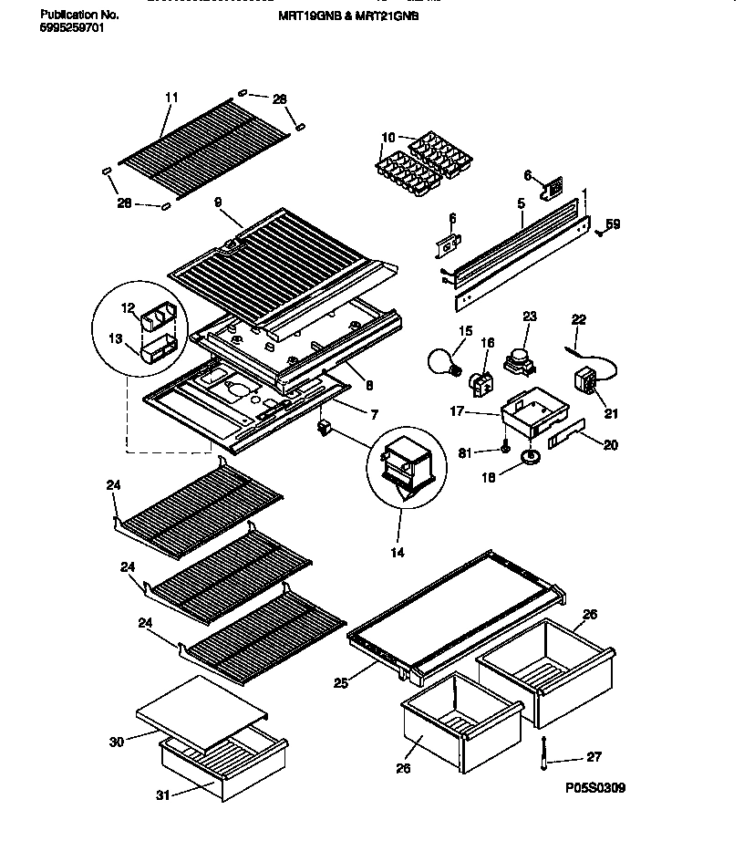 04 - SHELVES, CONTROLS, DIVIDER, MULLION