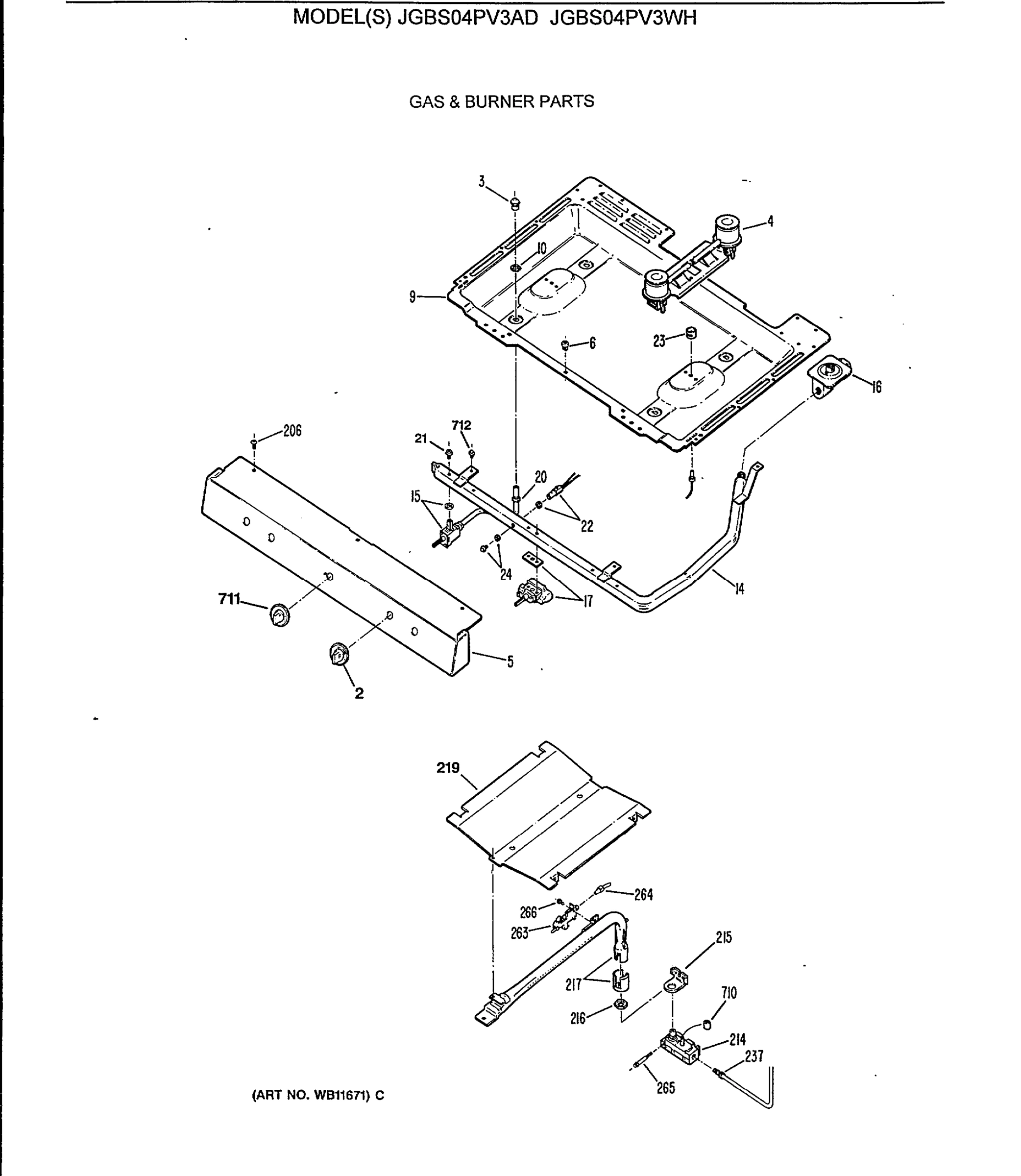 GAS & BURNER PARTS