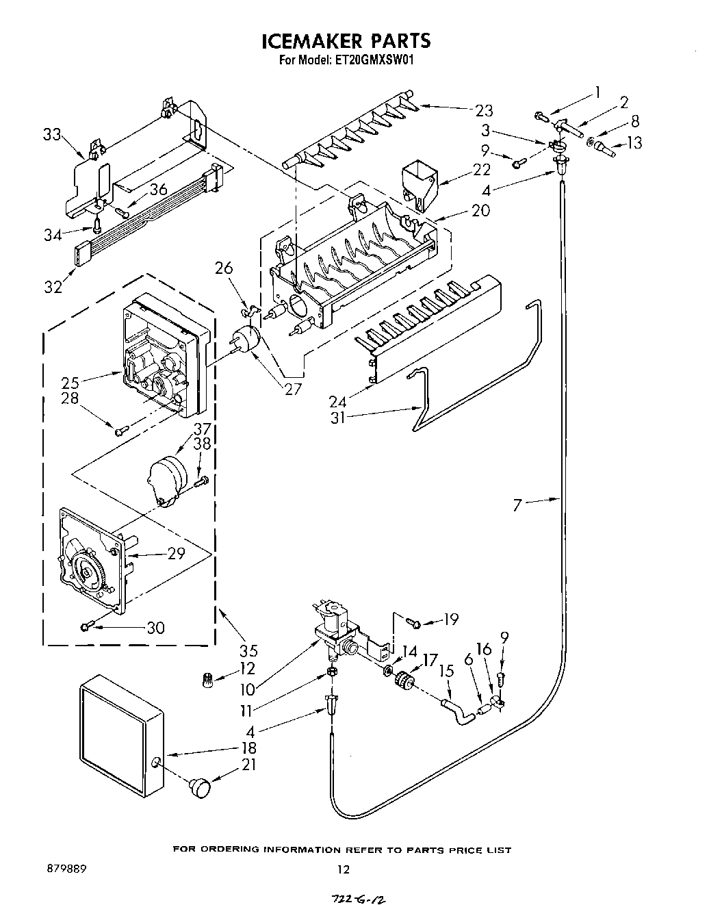 09 - ICEMAKER , LIT/OPTIONAL