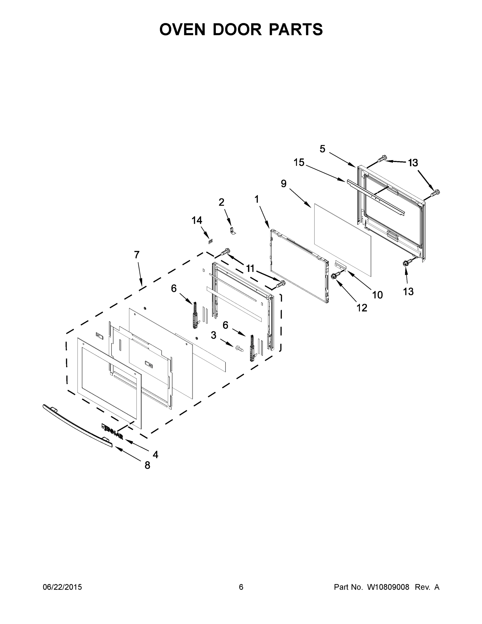 04 - OVEN DOOR PARTS