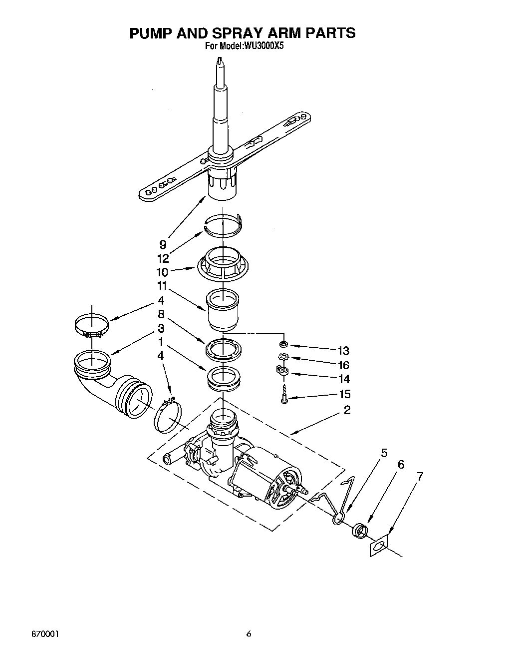 05 - PUMP AND SPRAY ARM