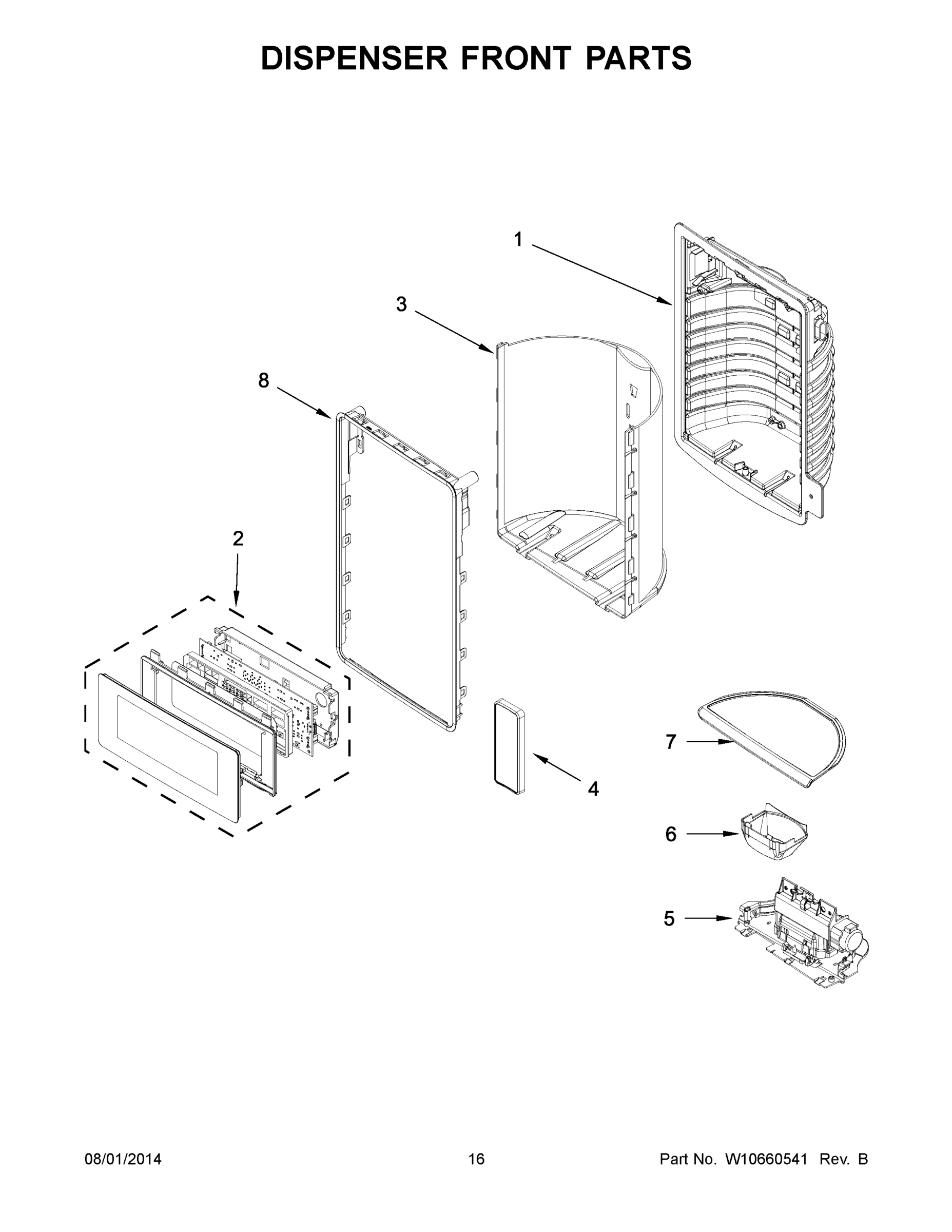 09 - DISPENSER FRONT PARTS