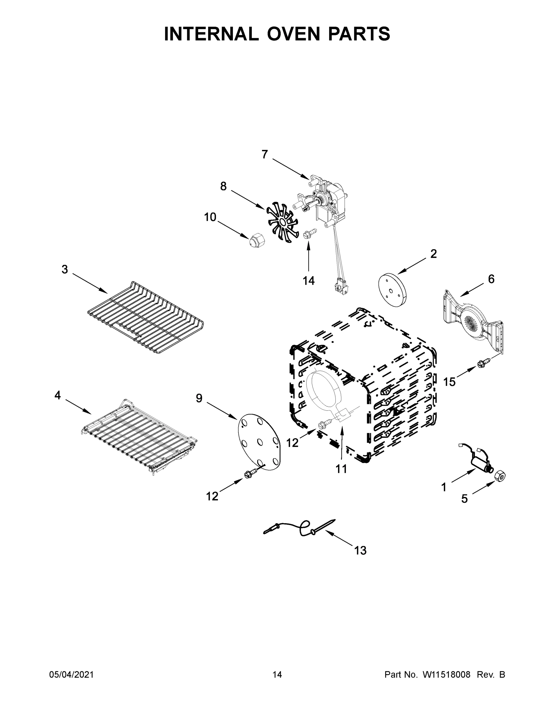 08 - INTERNAL OVEN PARTS