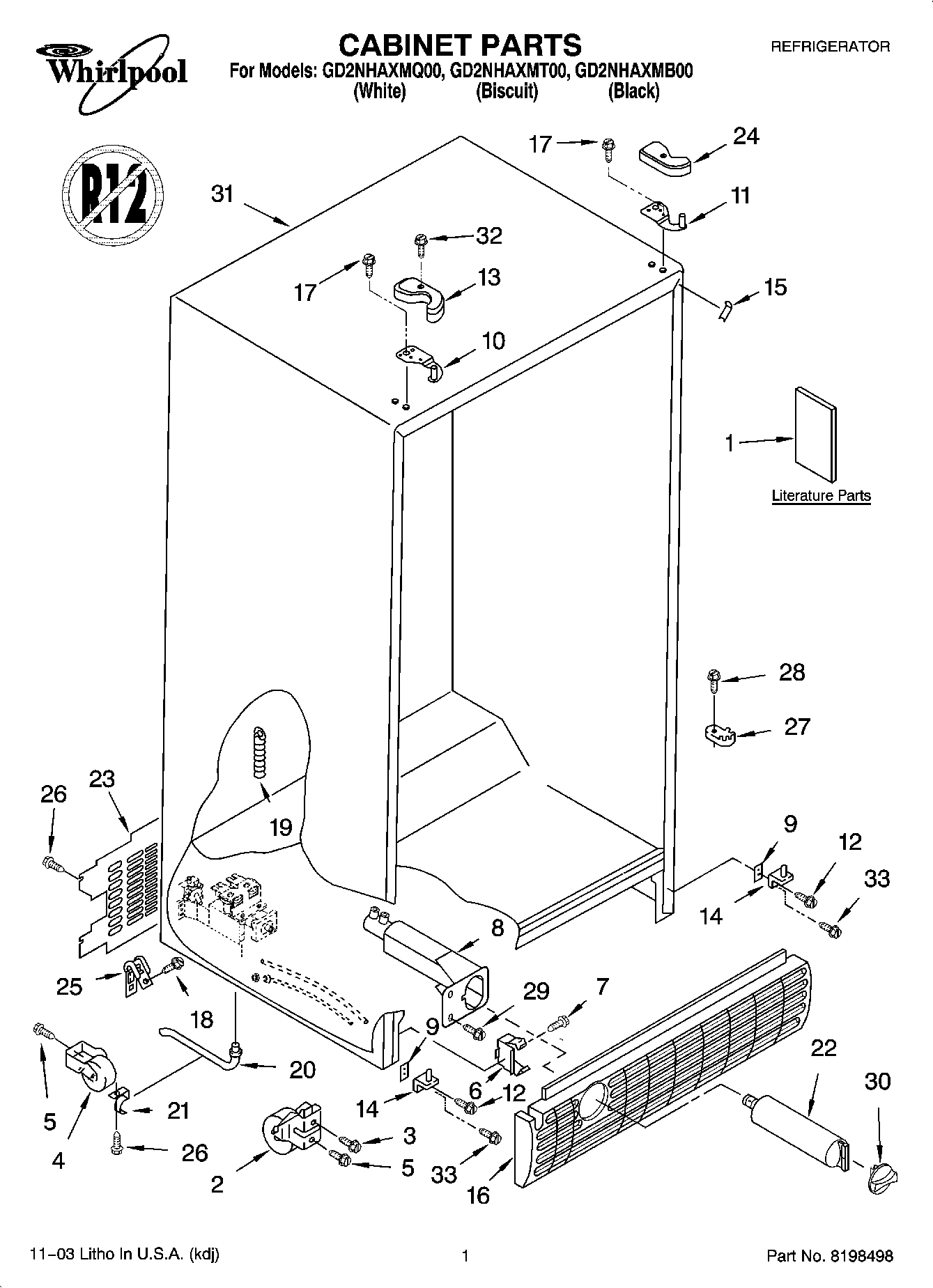 01 - CABINET PARTS
