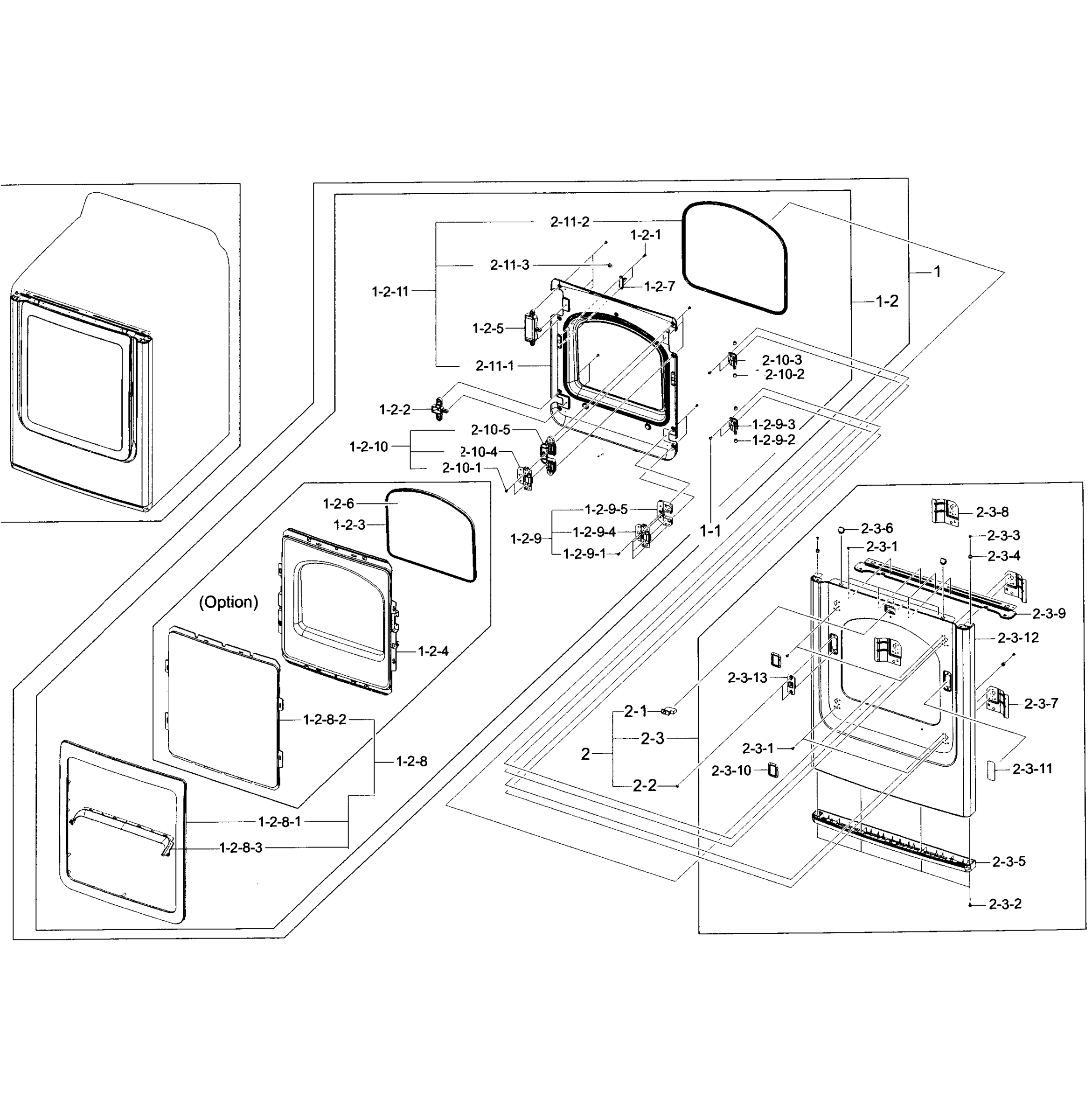 FRONT FRAME/DOOR